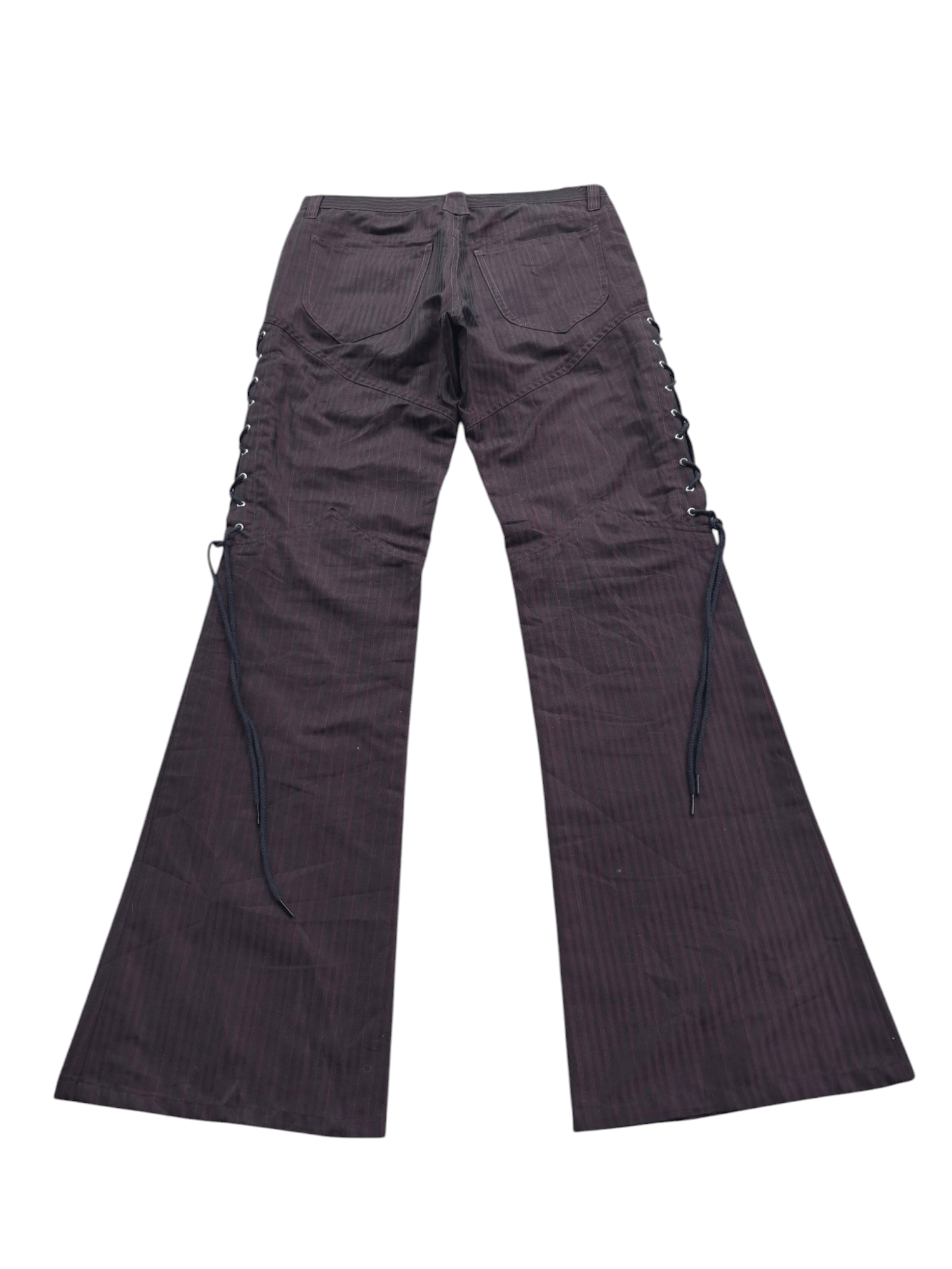 If Six Was Nine × Le Grande Bleu (L.G.B.) × semanticdesign Semantic design Lace up Flare pants Size US 30 / EU 46 - 4 Thumbnail
