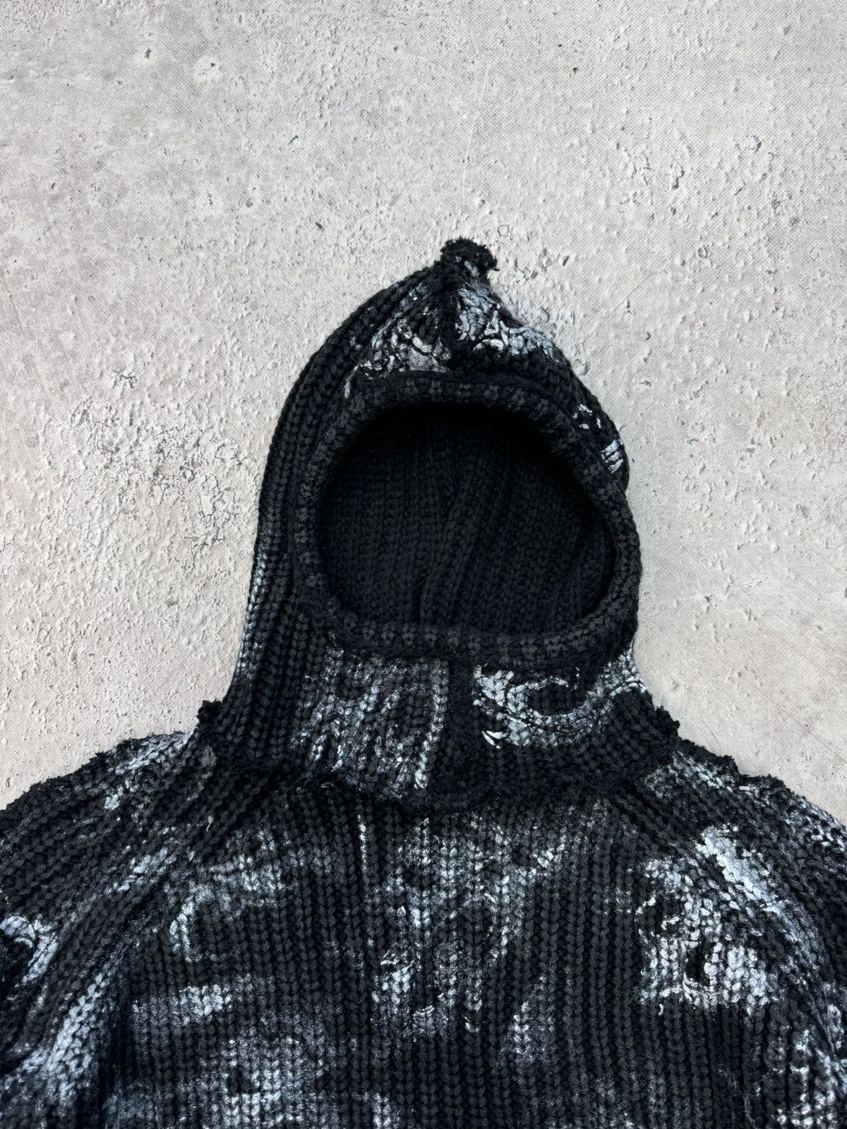 If Six Was Nine × Japanese Brand × Le Grande Bleu (L.G.B.) Vintage Avant Garde If Six Was Nine Style Fur Faux Hoodie Size US M / EU 48-50 / 2 - 7 Thumbnail