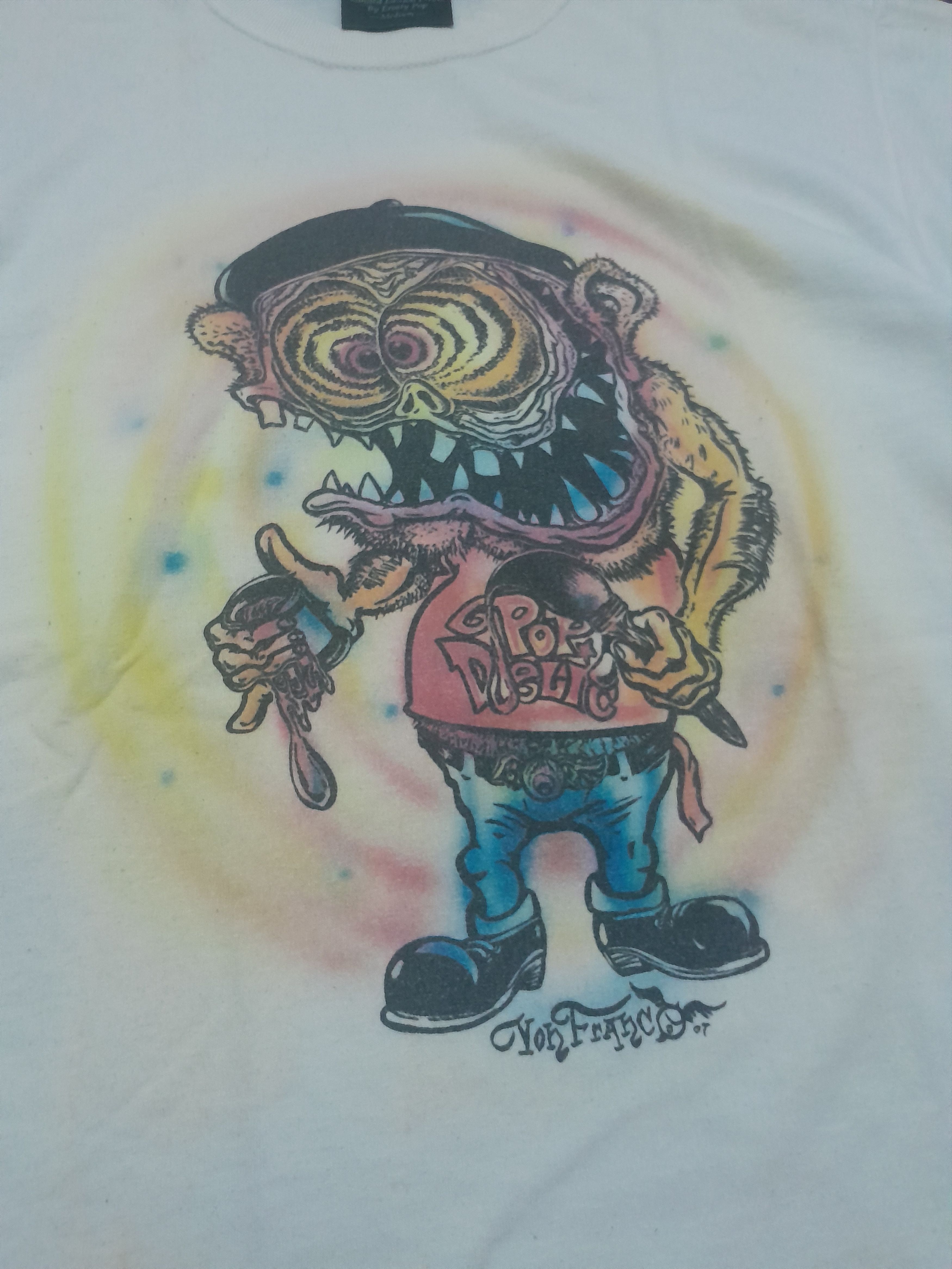 Johnson Motors Vintage erosti pop , pop delic van franco airbrush art tee Size US M / EU 48-50 / 2 - 2 Thumbnail