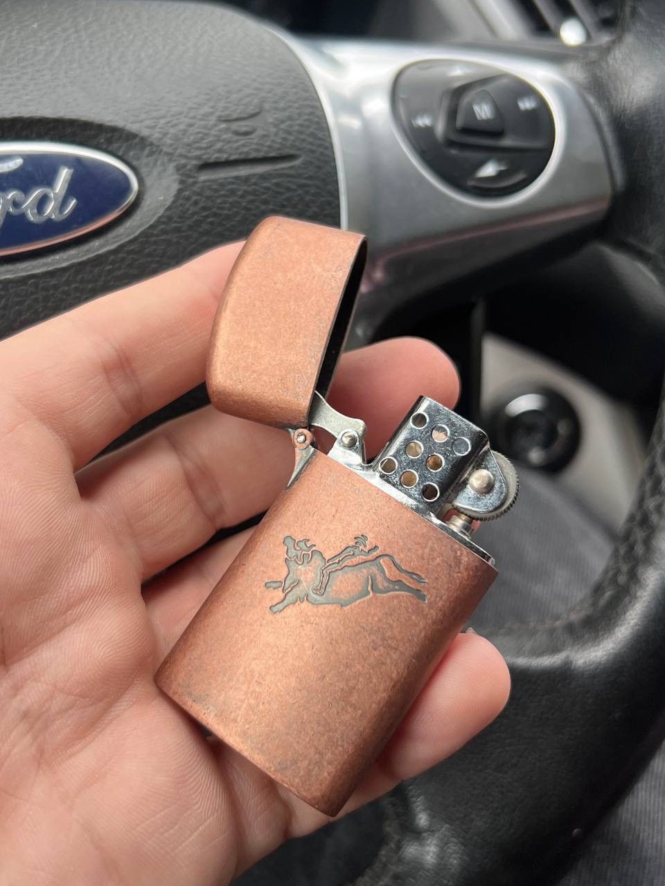 Marlboro Vintage Marlboro lighter 1990 bull rodeo cowboy like zippo Size ONE SIZE - 6 Thumbnail