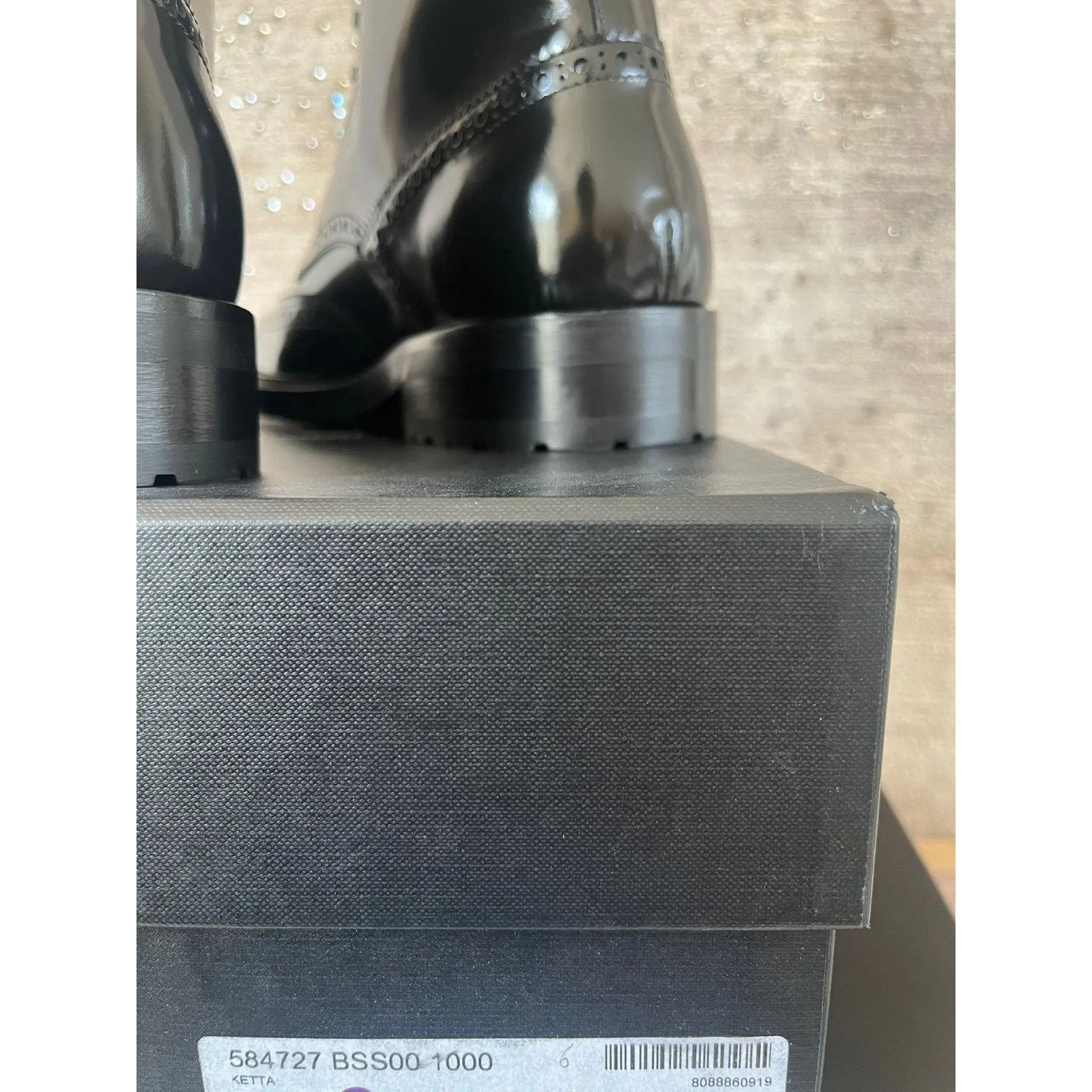 Saint Laurent Paris o1rshd1 Embroidered Army 20 Lace Up Boots in Ketta in Black Size US 7 / EU 40 - 7 Thumbnail