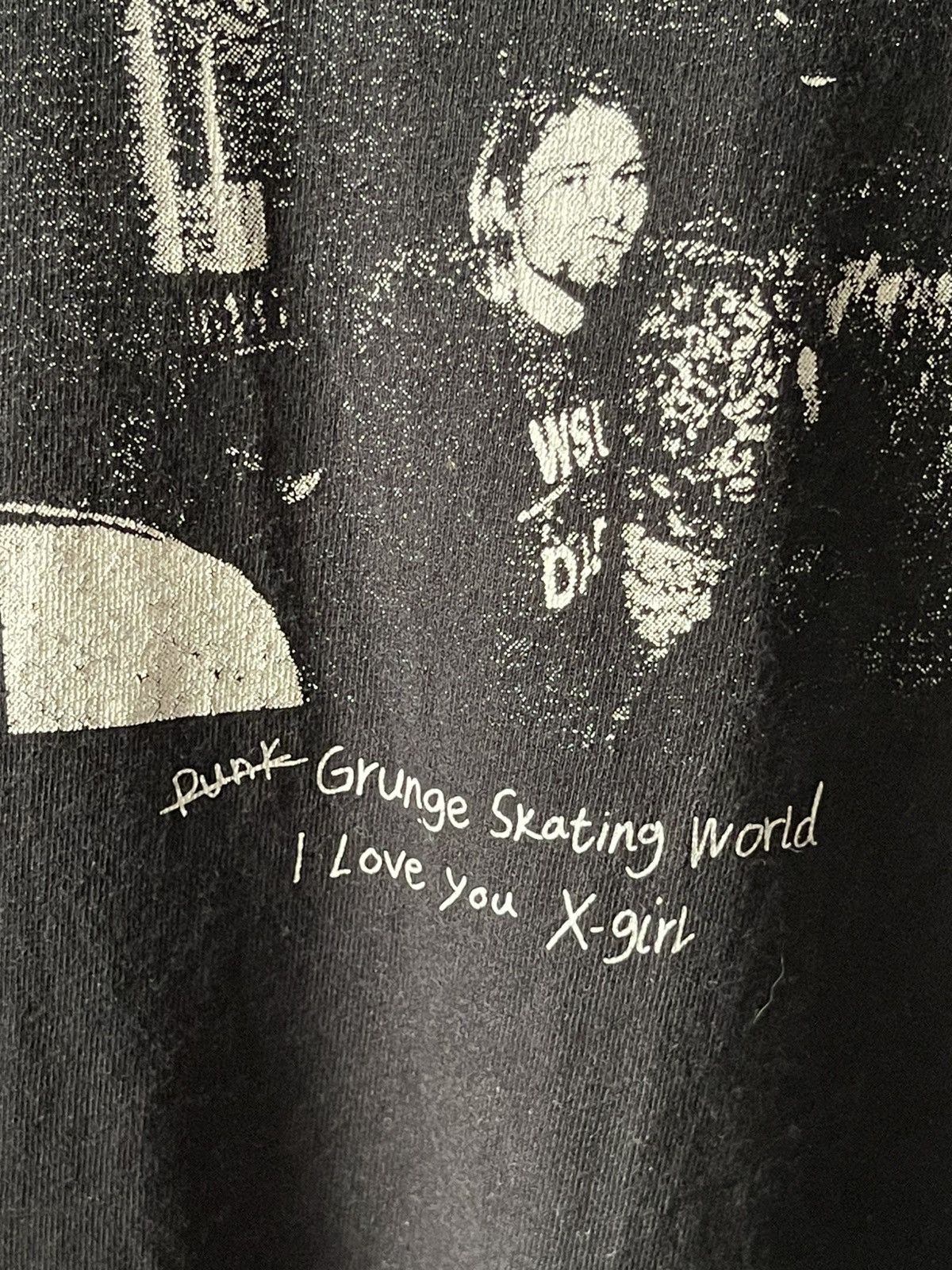 Band Tees X Girl Kurt Cobain Charles peterson Long Sleeve Size US L / EU 52-54 / 3 - 7 Thumbnail