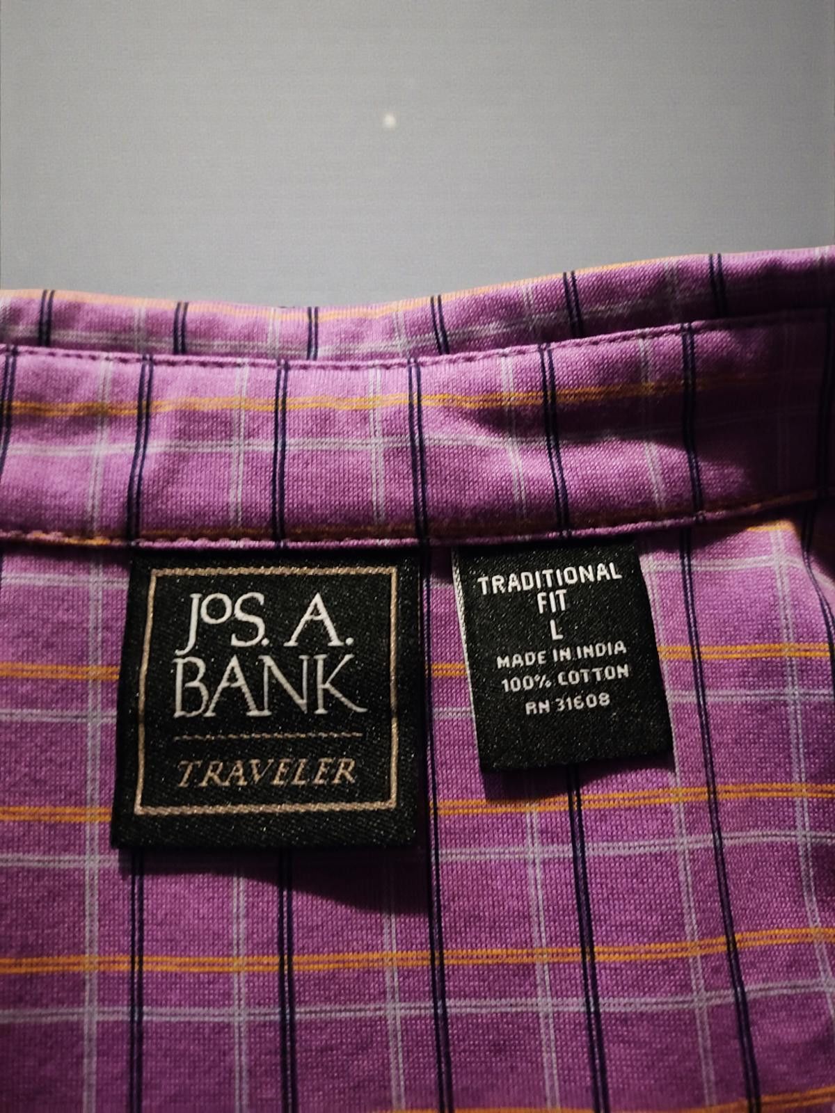 Jos. A. Bank Jos. A. Bank Traditional Fit Polo Shirt, Large, 100% Cotton, Size US L / EU 52-54 / 3 - 6 Thumbnail