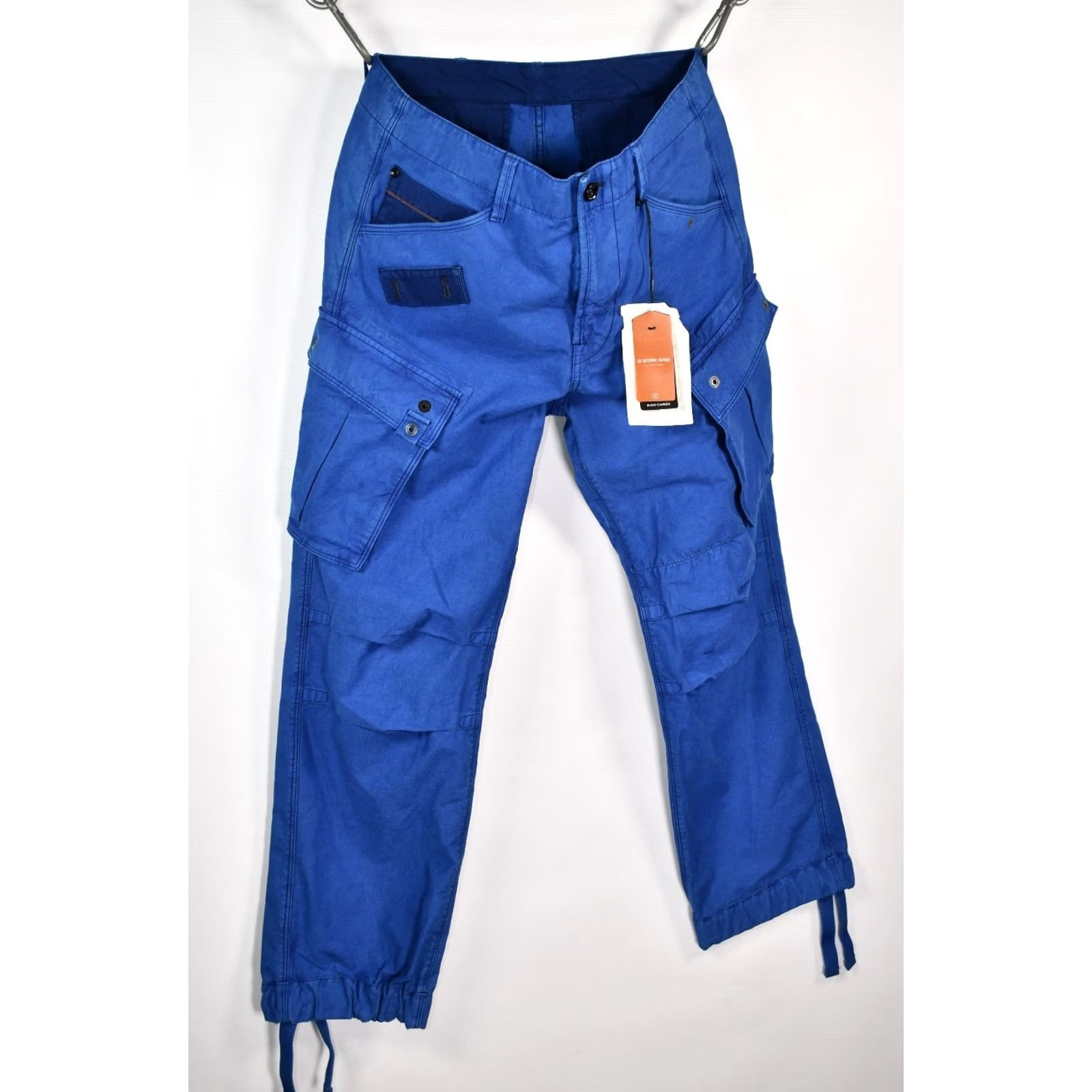 G-Star G-Star Cargo RCO Rovic Loose Deep Blue Men's W33 L32 Jeans Inseam 32 Cargo Style Pockets Regular Size 33 Blue Colored Size US 33 - 6 Thumbnail