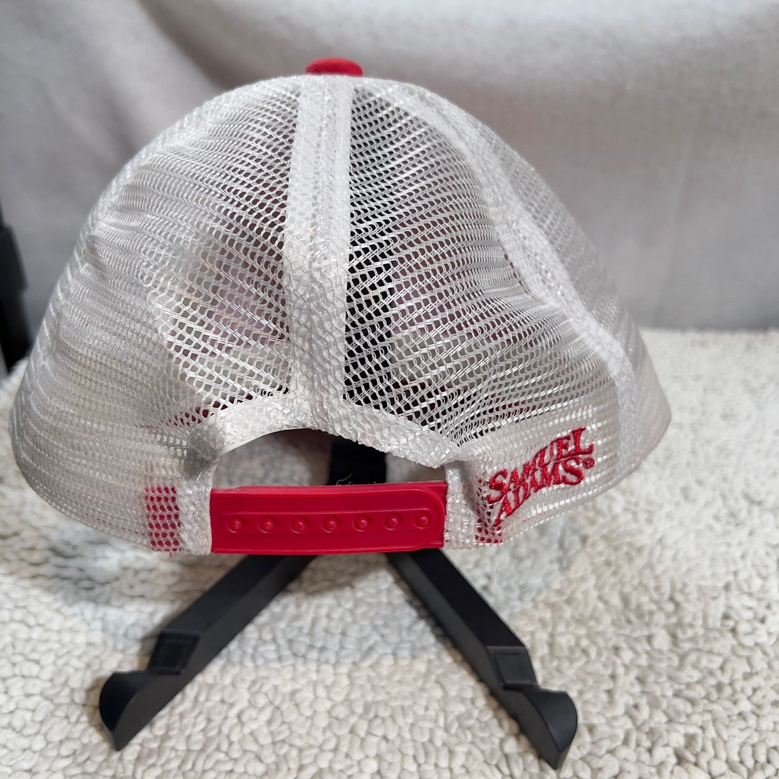 Other Samual Adams Mesh Snapback Trucker Hat Red White Logo Size ONE SIZE - 5 Thumbnail
