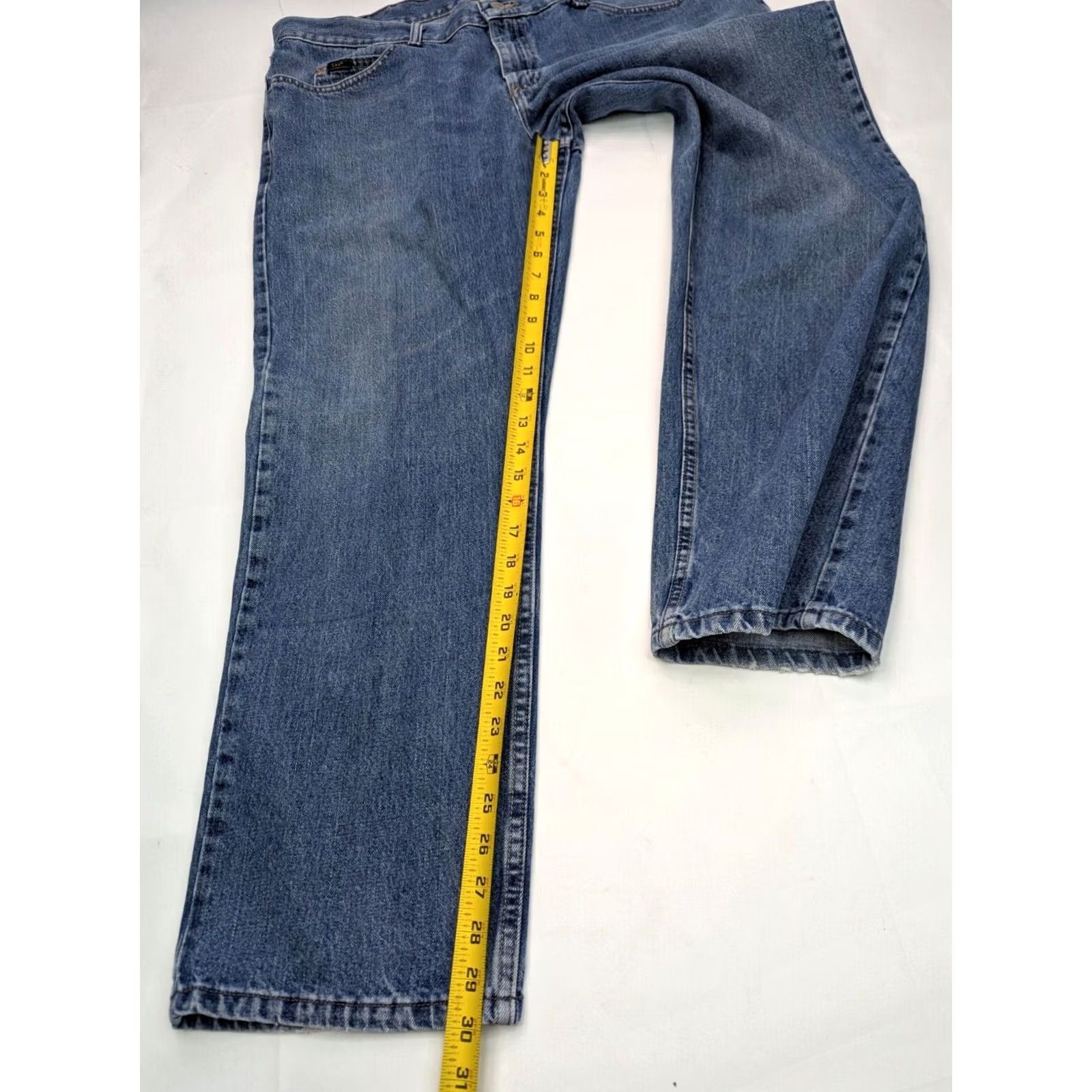 Lee LEE Regular Fit Jeans Men 40x30 Blue Denim 2008973 Straight Leg 5-Pocket Regular Lift Size US 40 / EU 56 - 3 Thumbnail