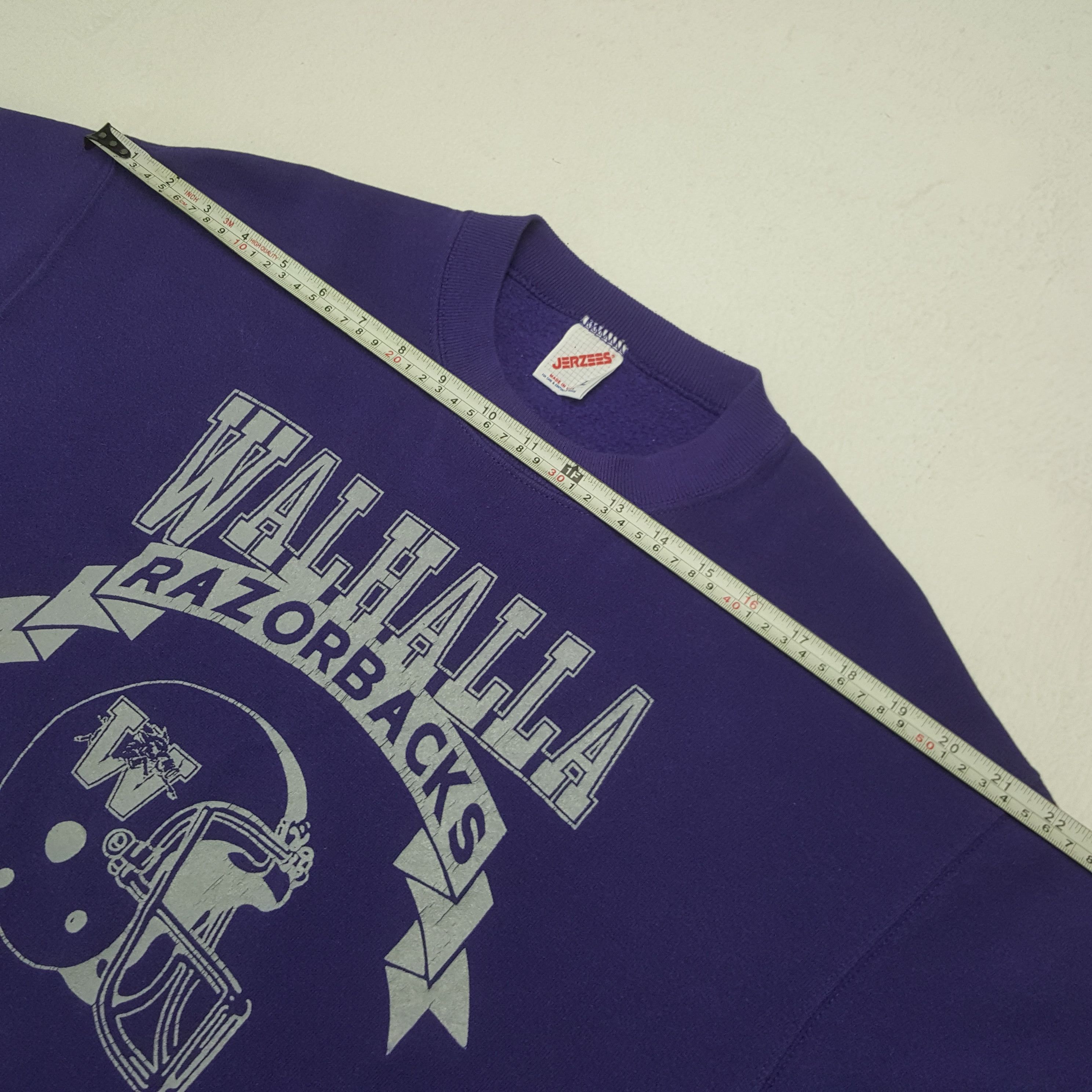 Jerzees × Vintage Vintage Walhalla Razorbacks Sweatshirt Size US M / EU 48-50 / 2 - 5 Thumbnail