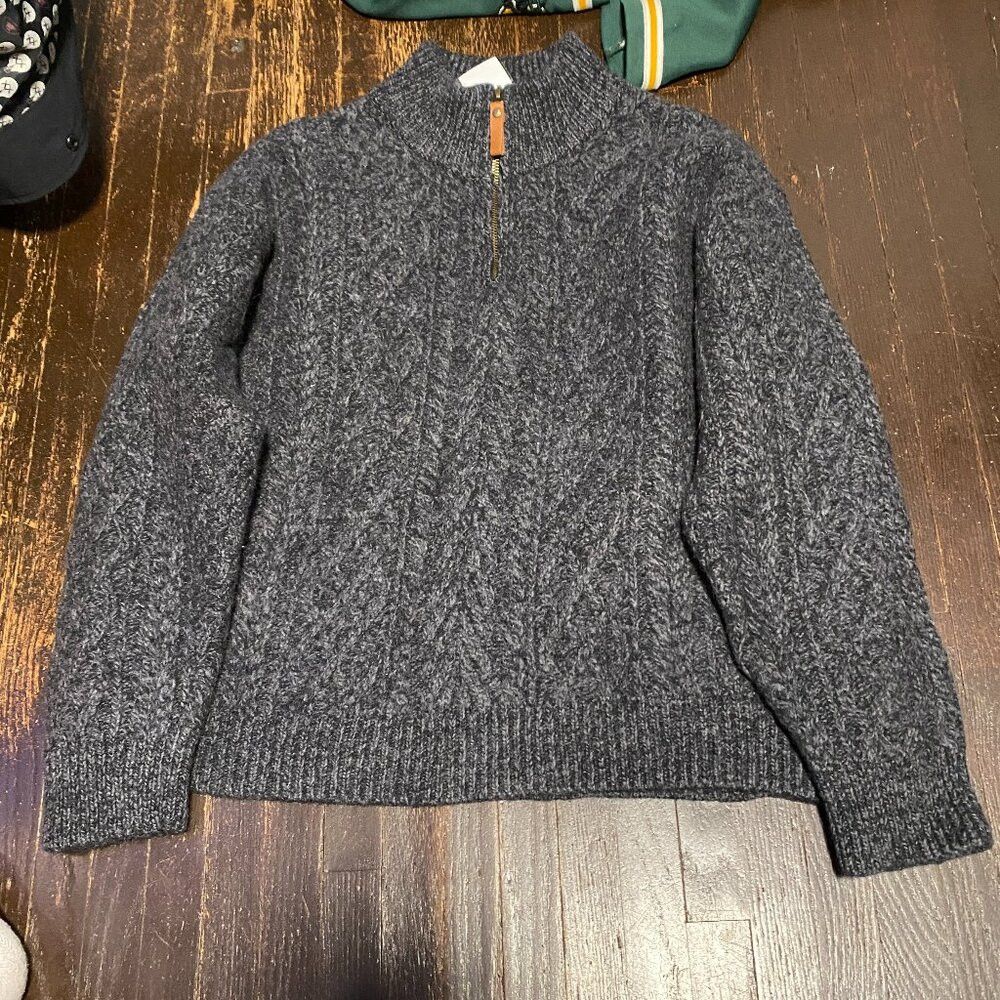 Other Vintage Inis Crafts 100% Merino Wool Cable Knit Sweater Med Size US M / EU 48-50 / 2 - 2 Thumbnail