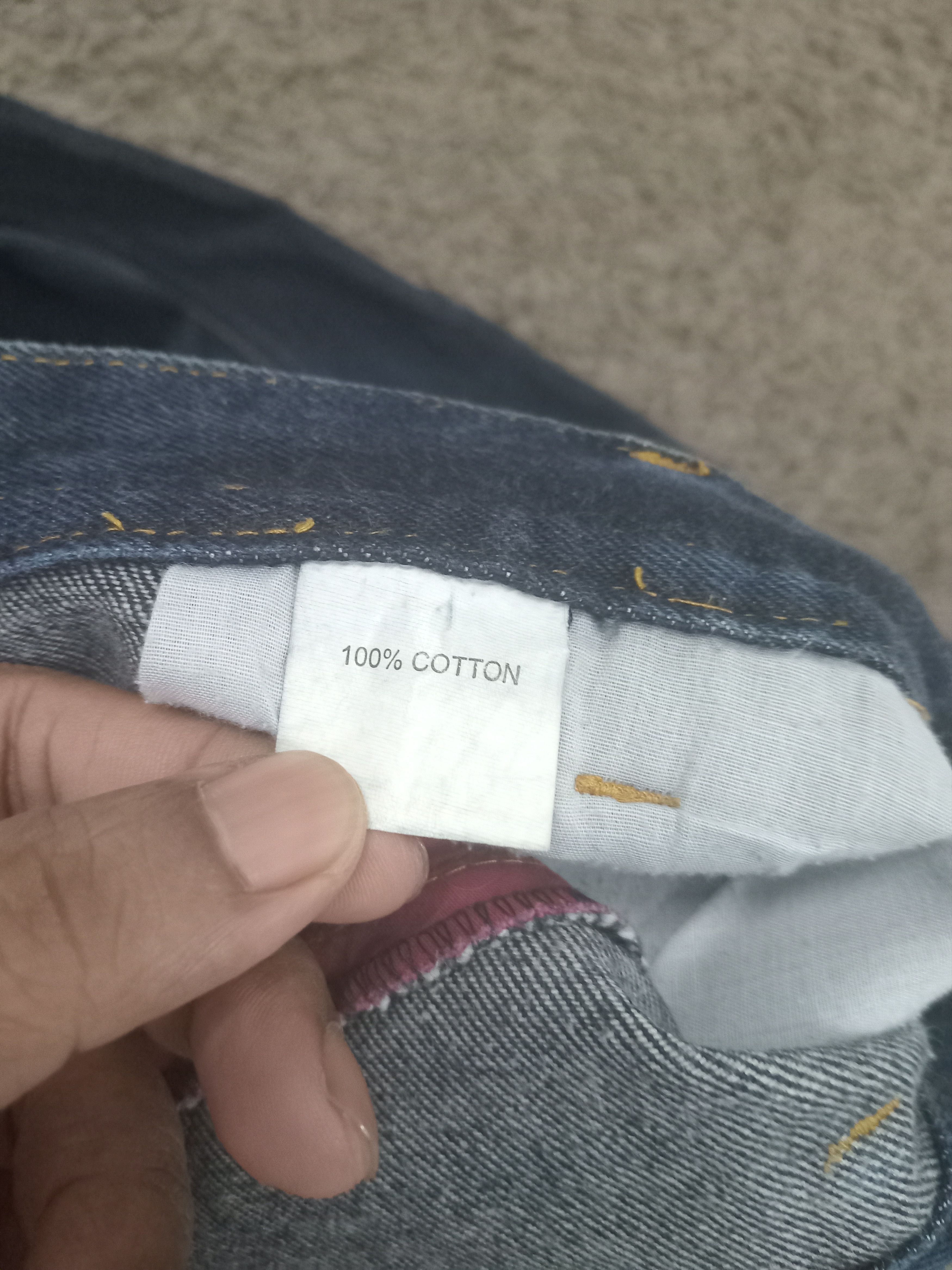 If Six Was Nine Zippered Monster Mouth Biker Curve Jean Size US 32 / EU 48 - 9 Thumbnail