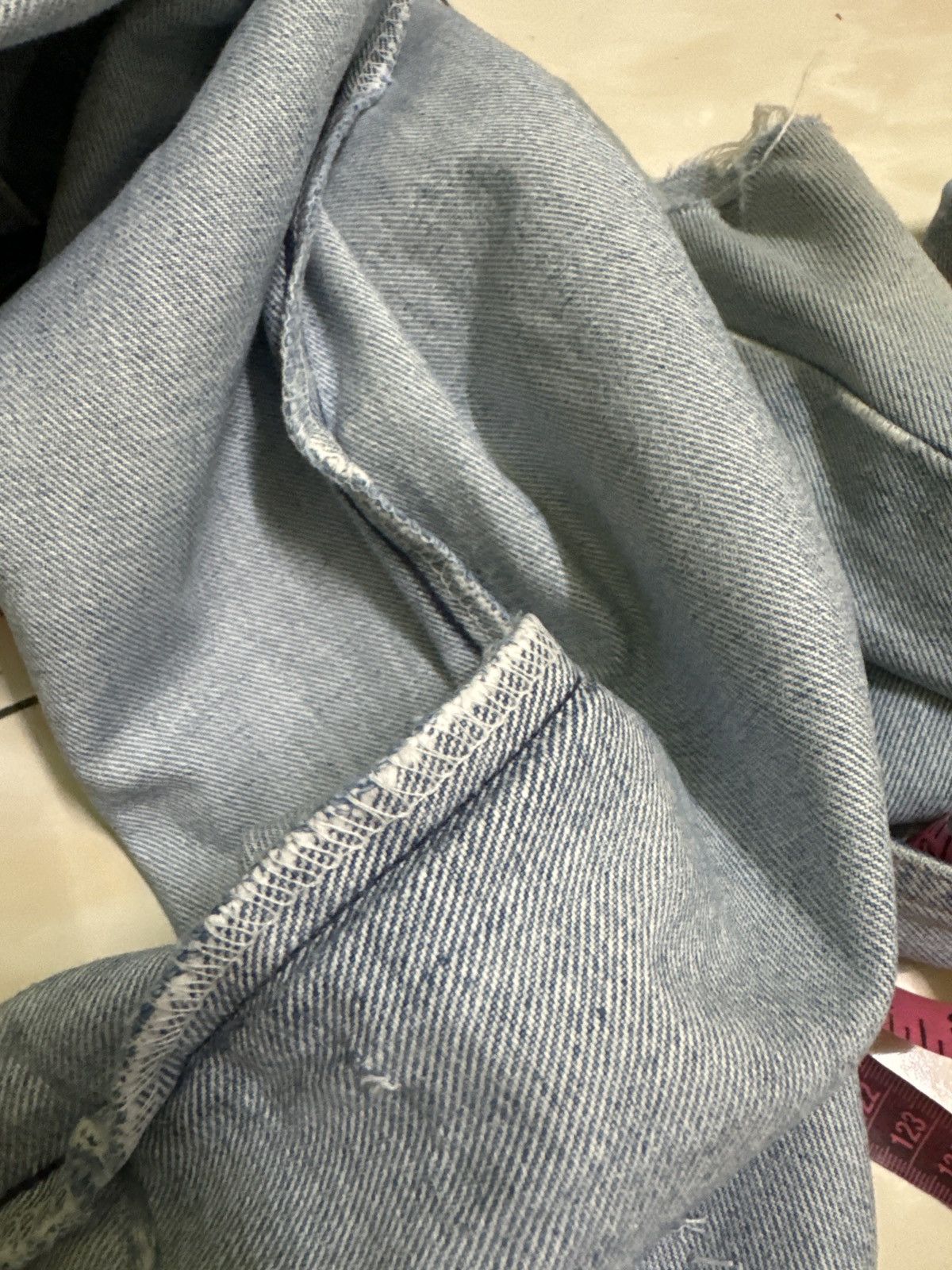 Levi's × Vintage Vintage Levi's 507 Blue Orange Tab Distressed Alter Denims Size US 31 - 21 Thumbnail