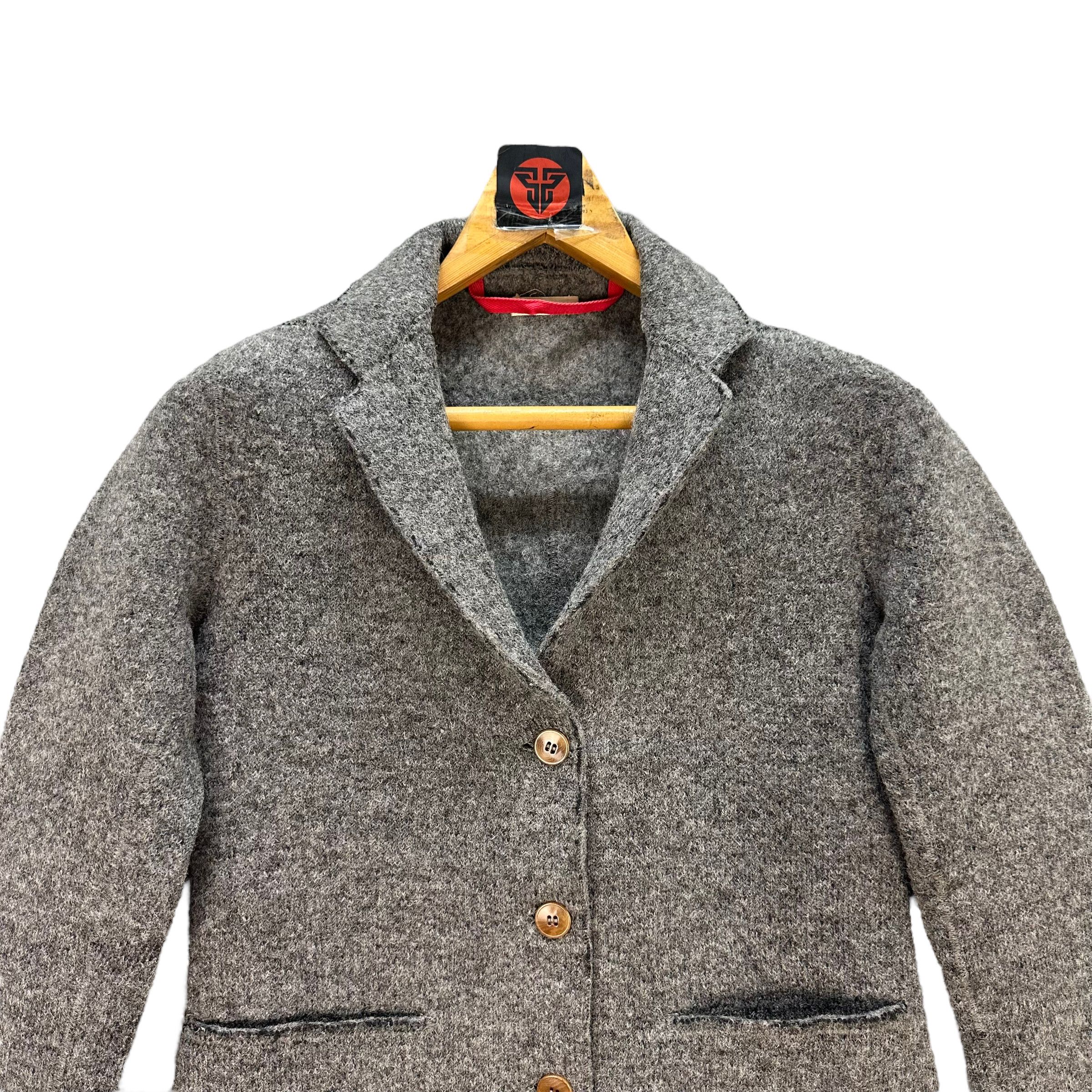 Homecore HOMECORE NO EUPHRAT GLOSSY WOOL JACKET #7645-160 Size S / US 4 / IT 40 - 2 Thumbnail