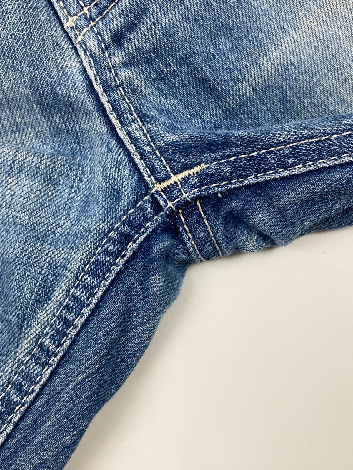 Nudie Jeans Nudie Jeans Big Bengt Used Seagreen Cropped Denim Pants Size US 30 / EU 46 - 7 Thumbnail