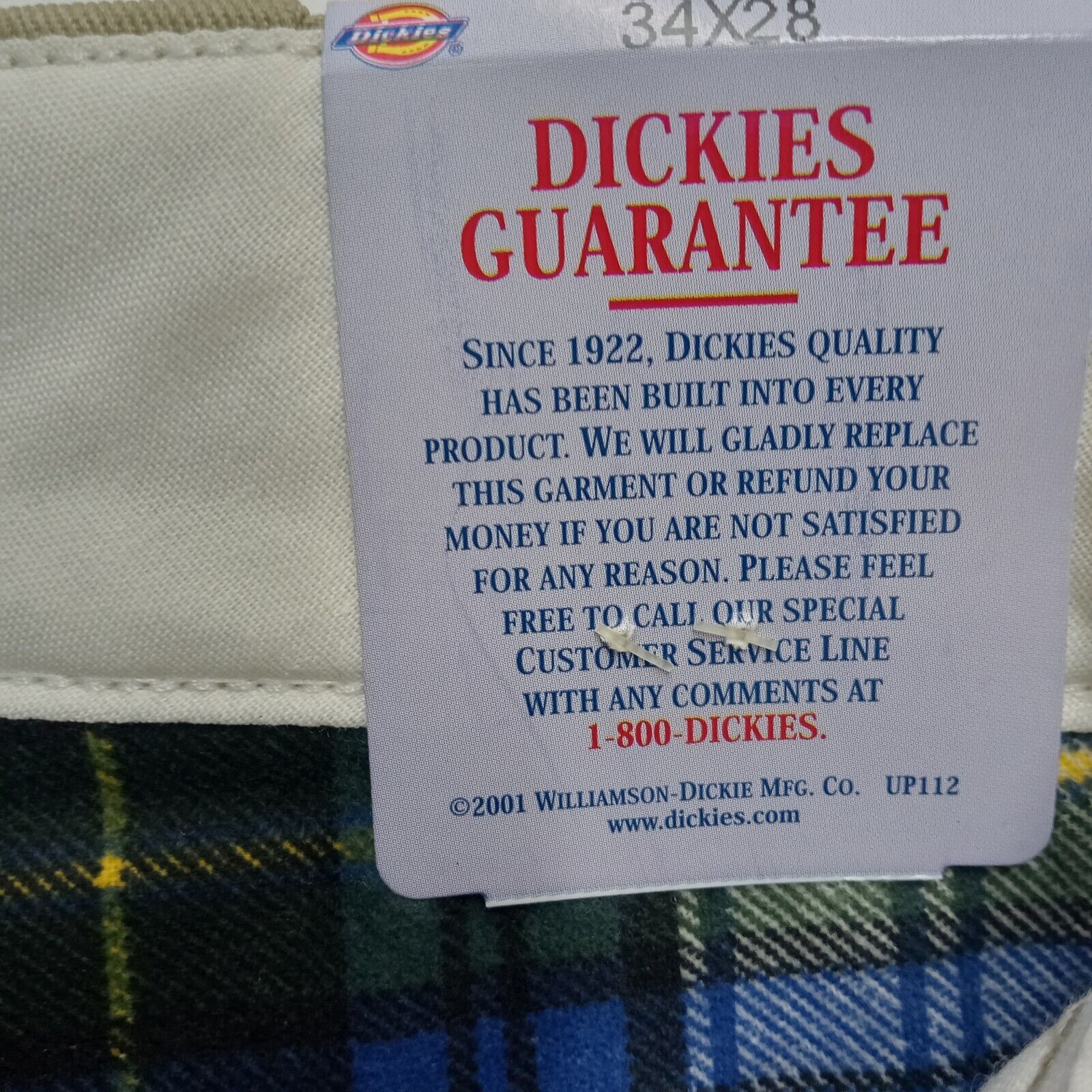 Dickies Vintage Dickies Work Pants Flannel Lined Men's Size 34x28 Size US 34 / EU 50 - 6 Thumbnail