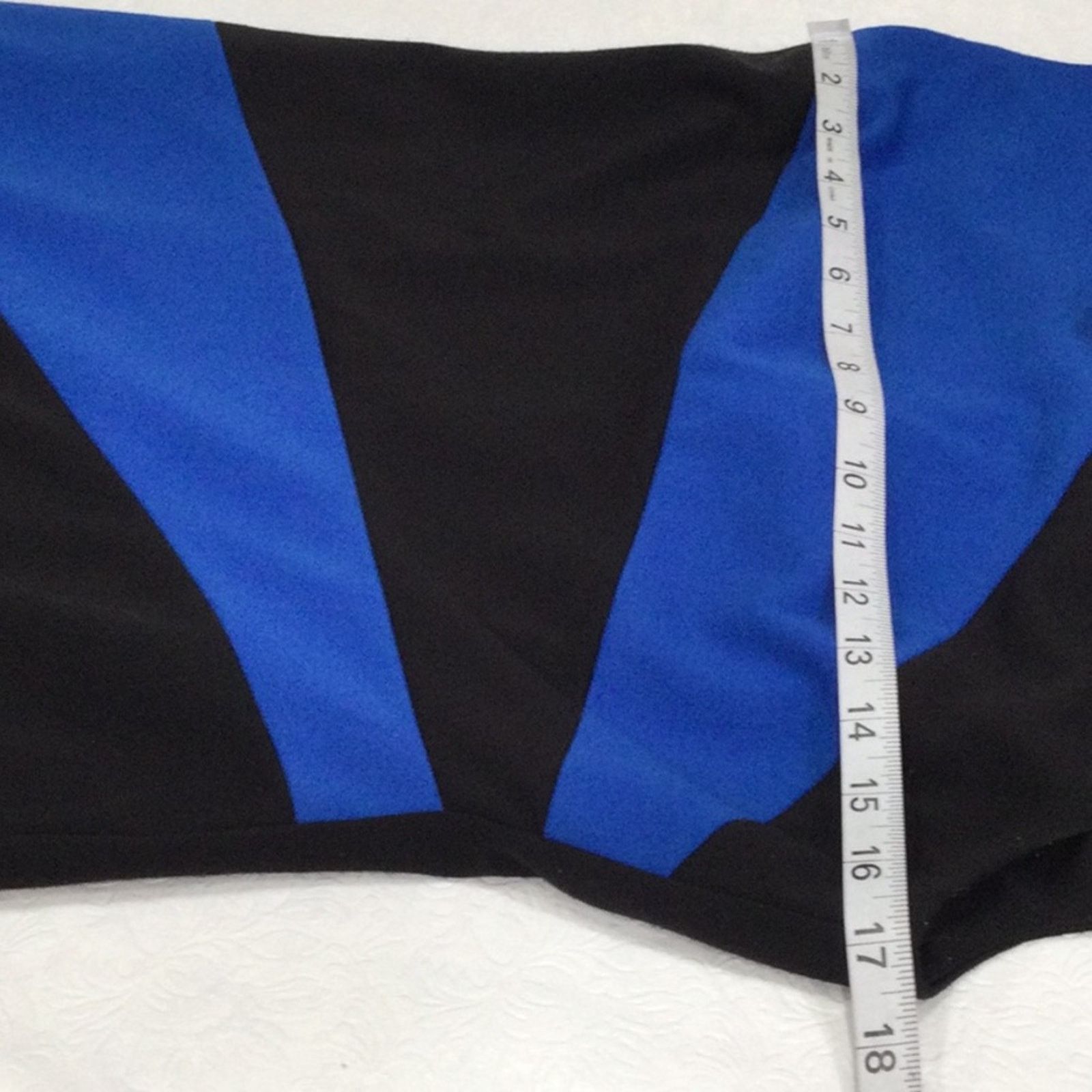 Calvin Klein Calvin Klein Black & Blue Sleeveless Zipper Pencil Dress 8 Size M / US 6-8 / IT 42-44 - 13 Thumbnail