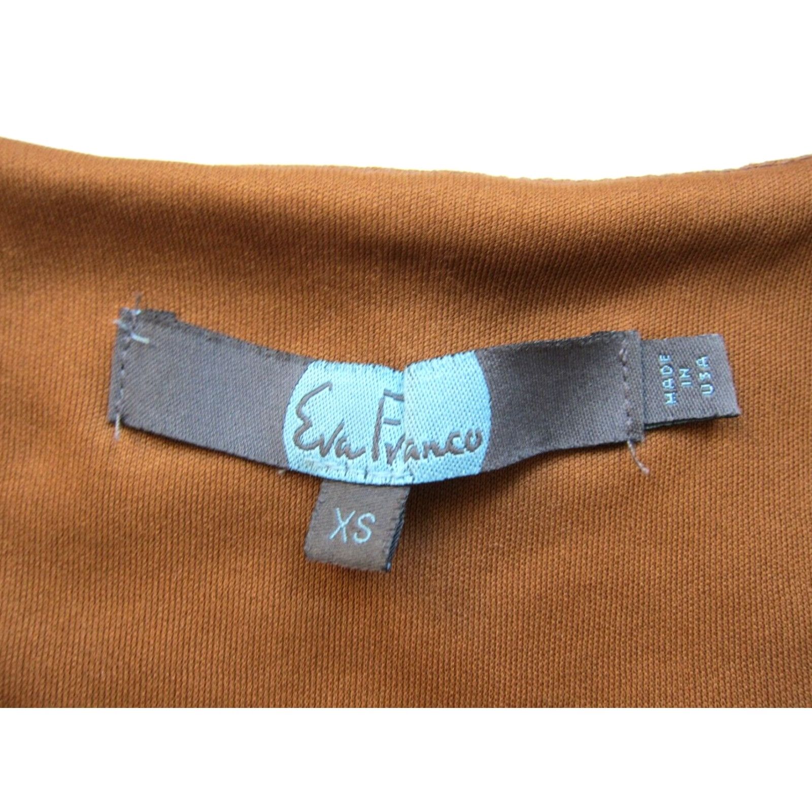Anthropologie Eva Franco Anthropologie Brown Black Silver Sleeveless Bow Top Shirt Women XS Size XS / US 0-2 / IT 36-38 - 3 Thumbnail