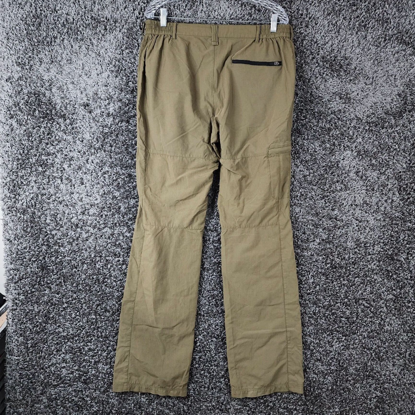 Vintage Wilderness Technology Mens Outdoor Hiking Pants Green Size Large Straight Leg Size US 33 - 6 Thumbnail
