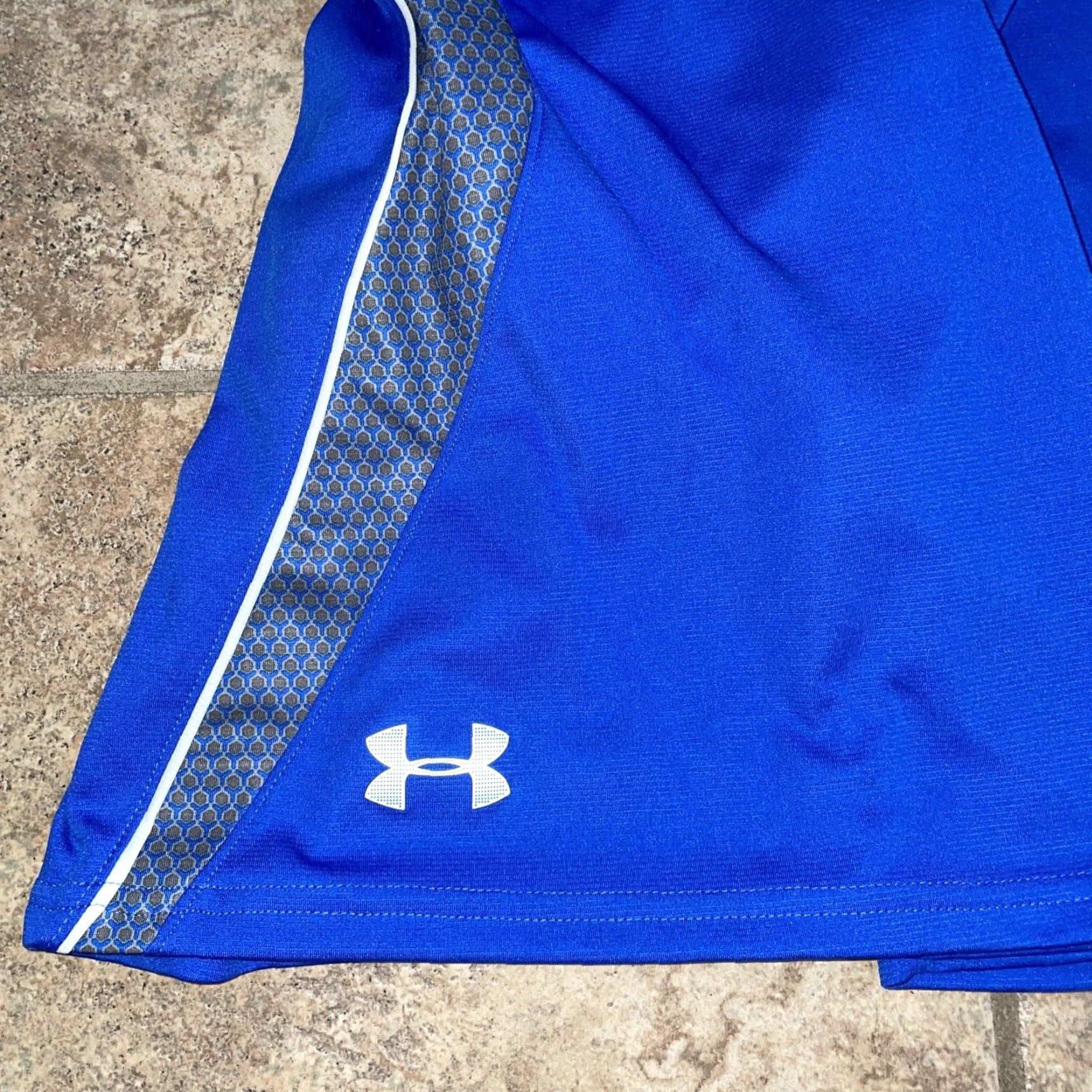 Under Armour Under Armour Men's Athletic Shorts Size M Blue Drawstring Activewear Size US 31 - 3 Thumbnail