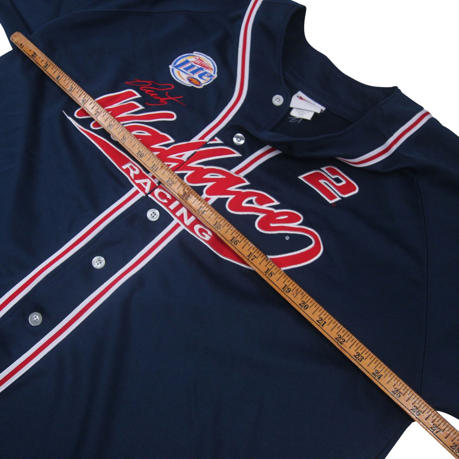 Chase Authentics × NASCAR × Vintage Vintage Chase Authentics Rusty Wallace Baseball Jersey Size US XXL / EU 58 / 5 - 5 Thumbnail