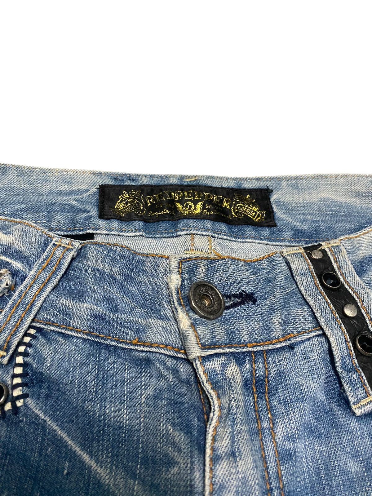 Japanese Brand Red peppers flare jeans Size US 32 / EU 48 - 8 Thumbnail