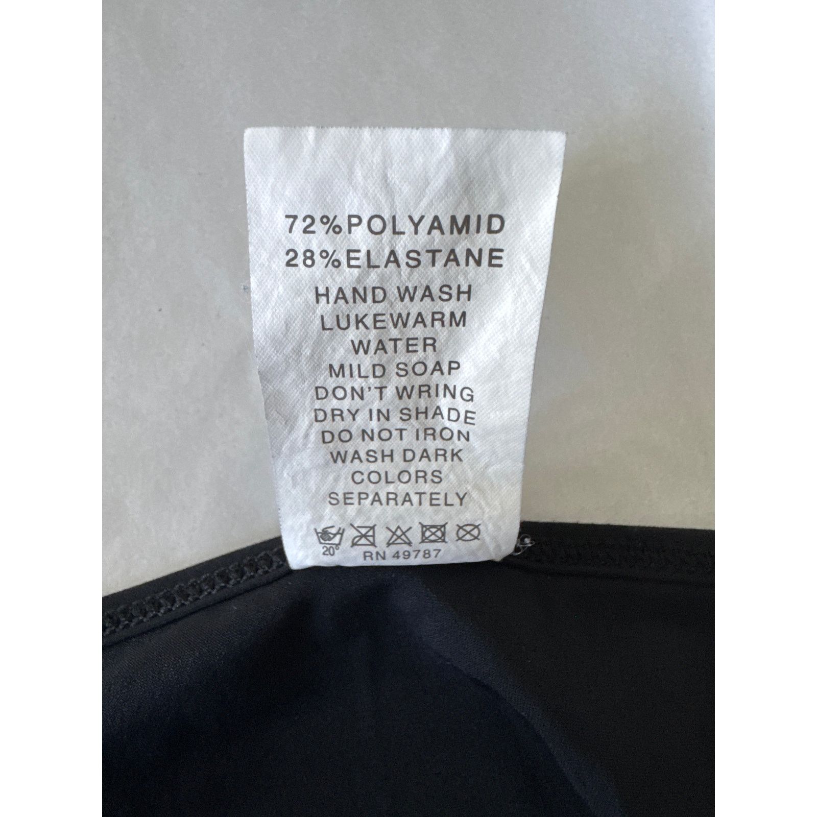 Other PROFILE BY GOTTEX Ruffle Pull on Swim Skirt BLACK Size 26" / US 2 / IT 38 - 5 Thumbnail