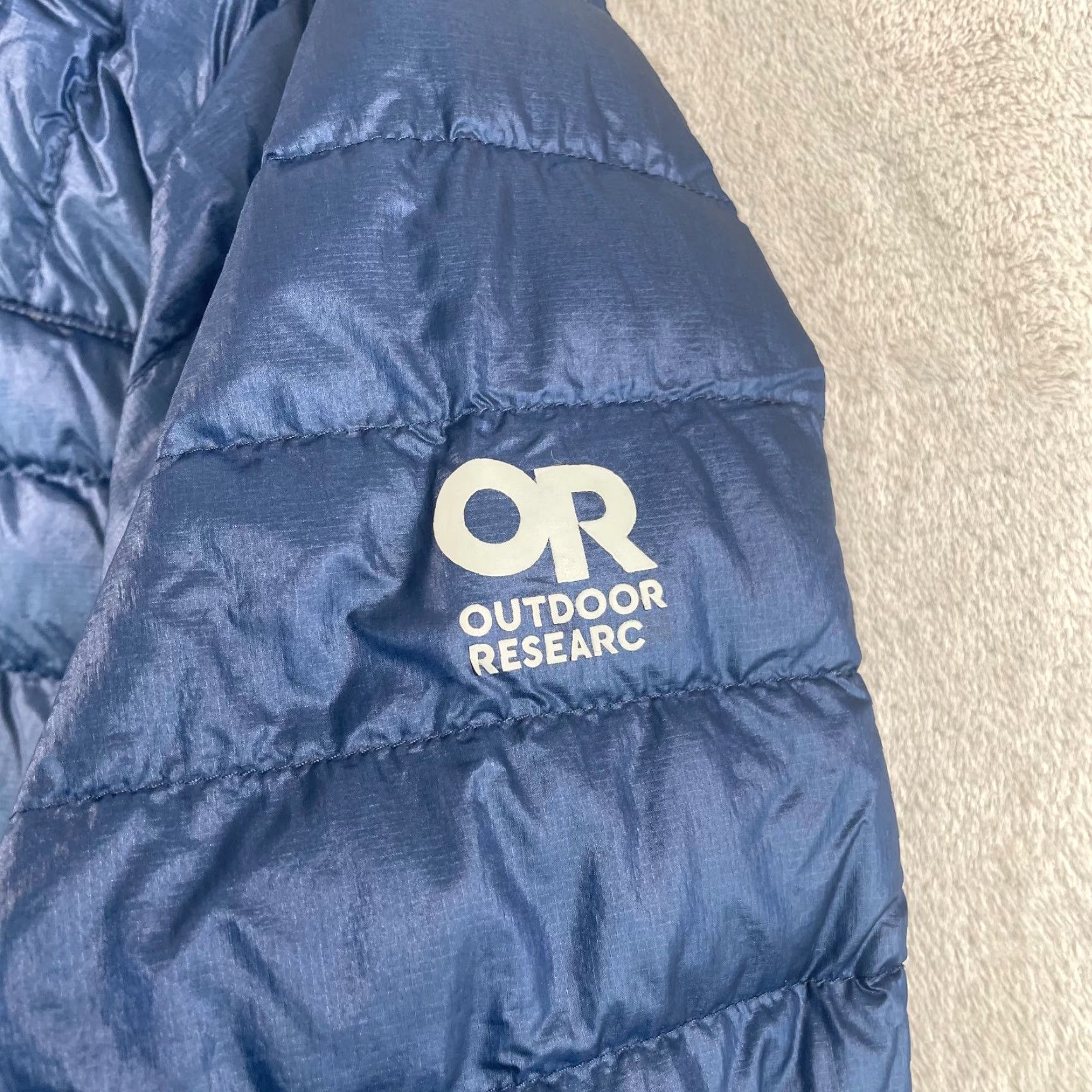Outdoor Research Outdoor Research 800 Tech Down Puffer Jacket Men M Navy Blue Pertex Size US M / EU 48-50 / 2 - 3 Thumbnail