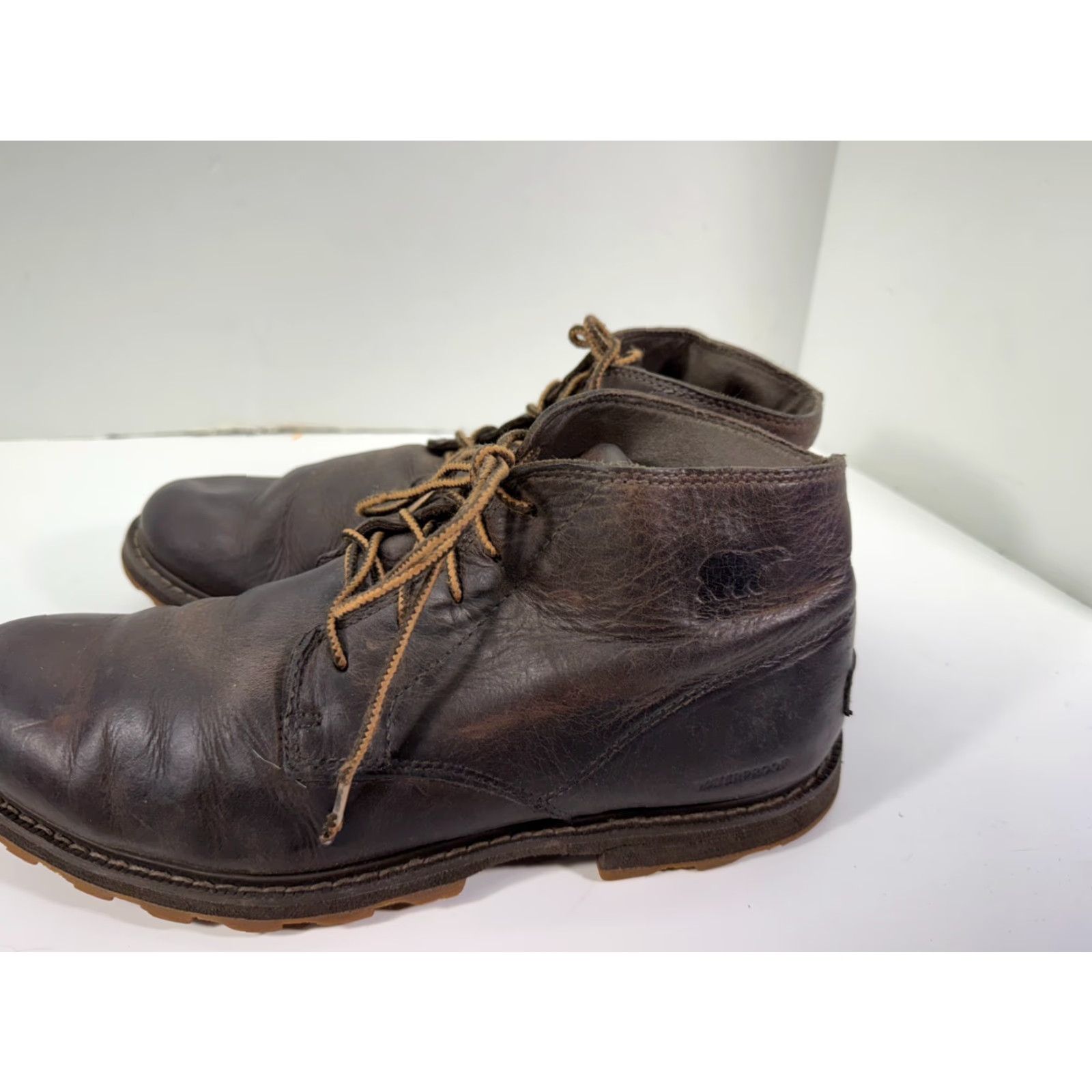 SOREL Sorel Madson Boots Mens US 10 Brown Leather Waterproof Ankle Chukka Size US 10 / EU 43 - 5 Thumbnail