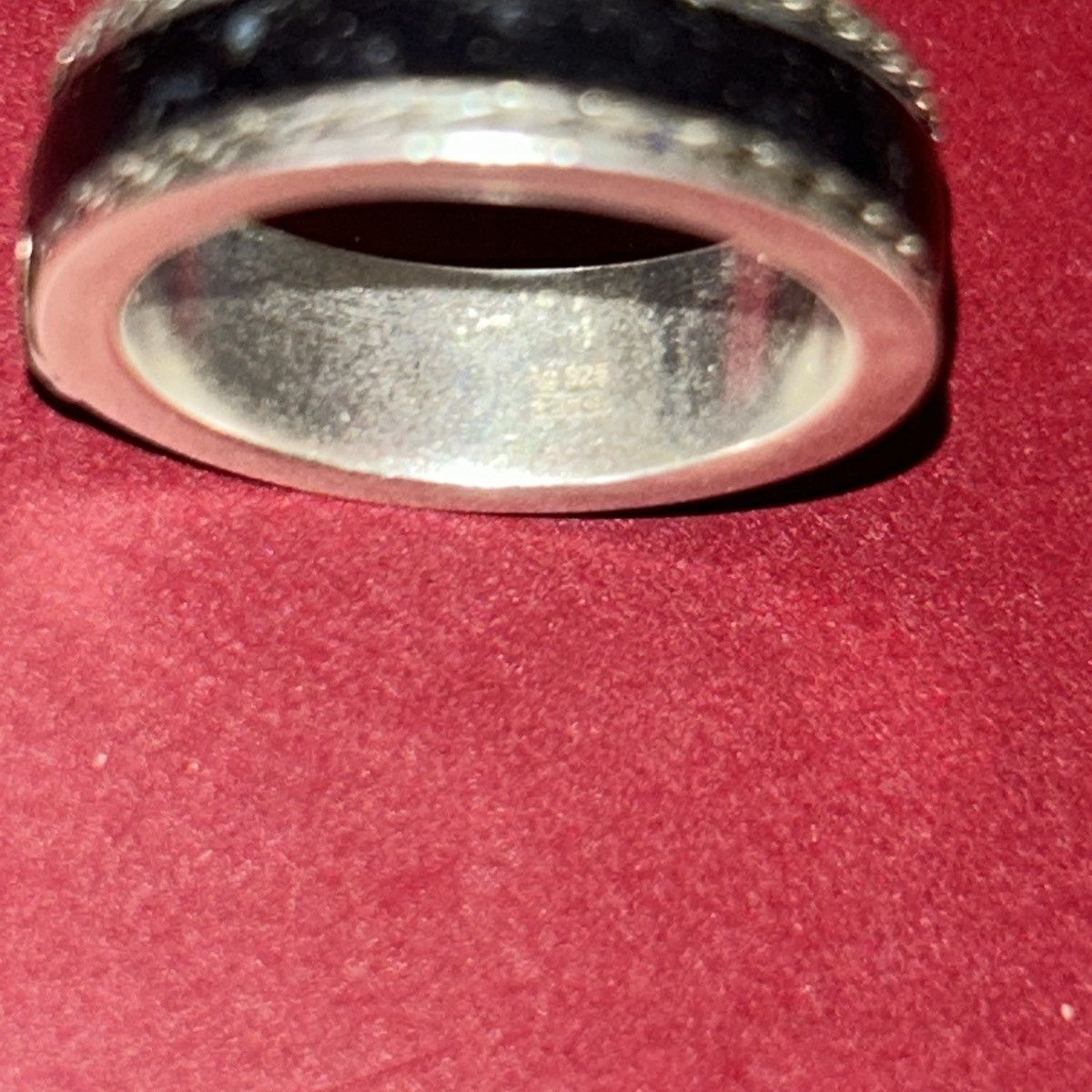 Gucci Gucci GG Sterling Silver Enamel Ring AG 925 645573 Size ONE SIZE - 6 Thumbnail