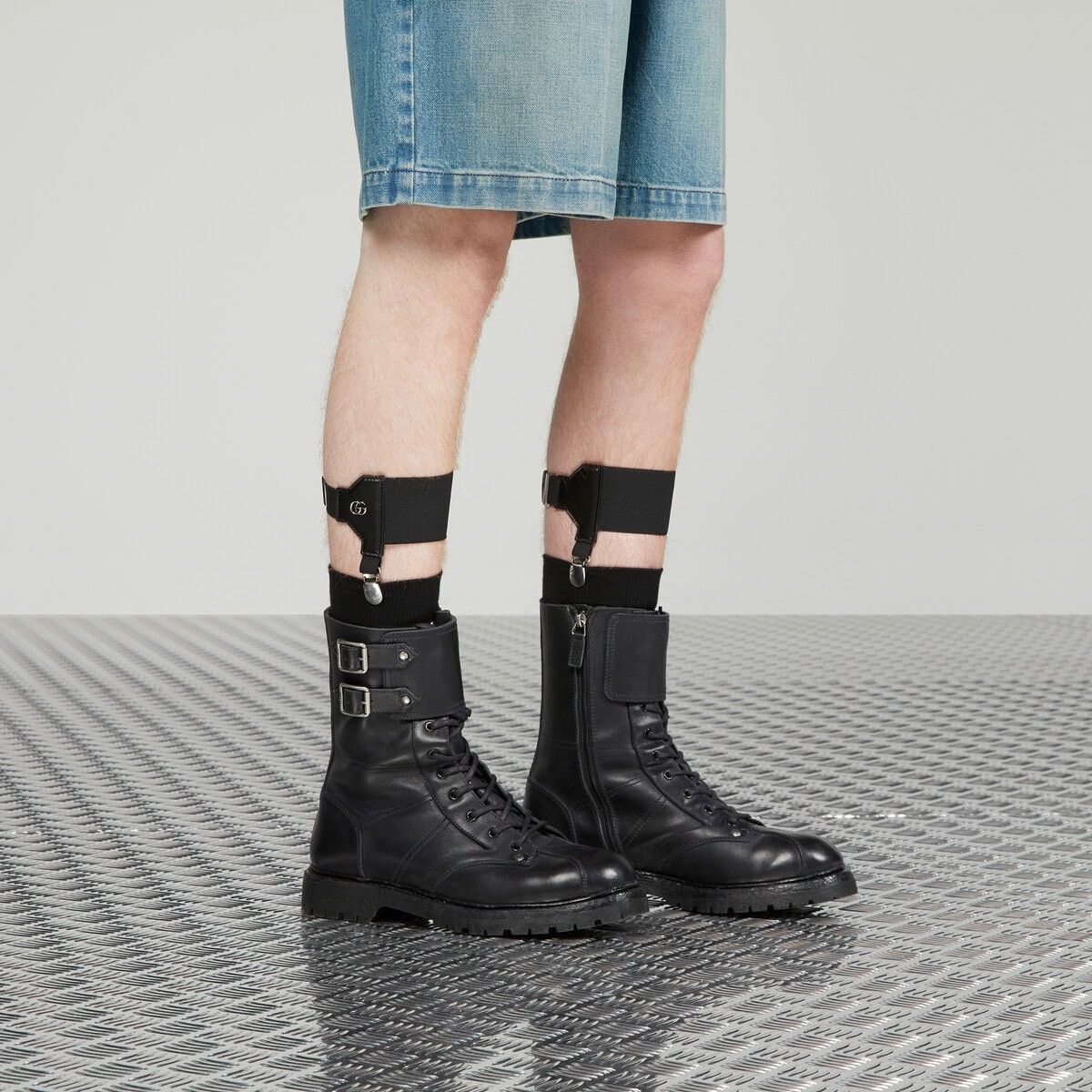 Gucci o1s1wg111025 Ankle Boots in Black Size US 12.5 / EU 45-46 - 3 Thumbnail
