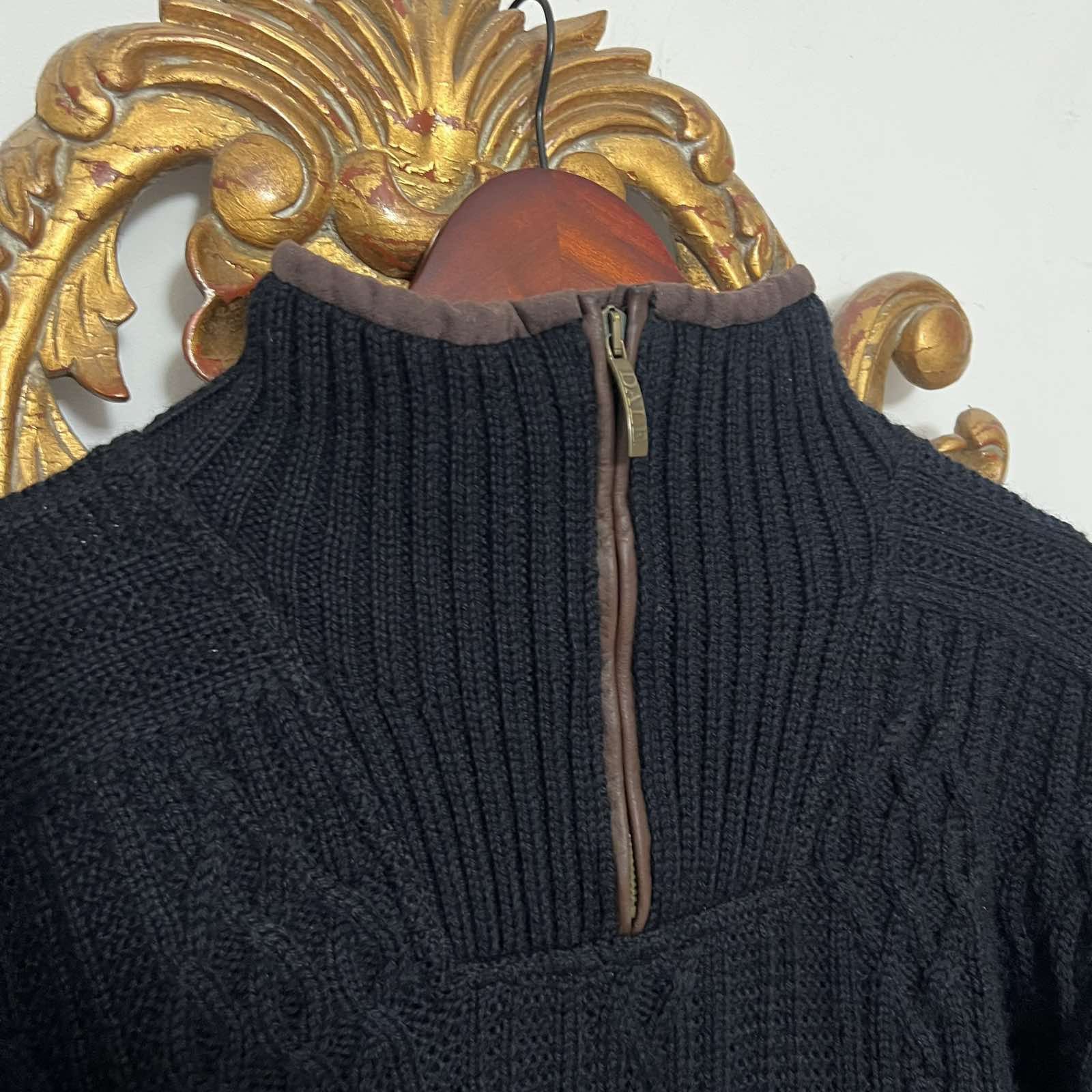 Dale Of Norway Dale of Norway 1/4 Quater Zip Wool Black Sweater Sz S Size US S / EU 44-46 / 1 - 4 Thumbnail