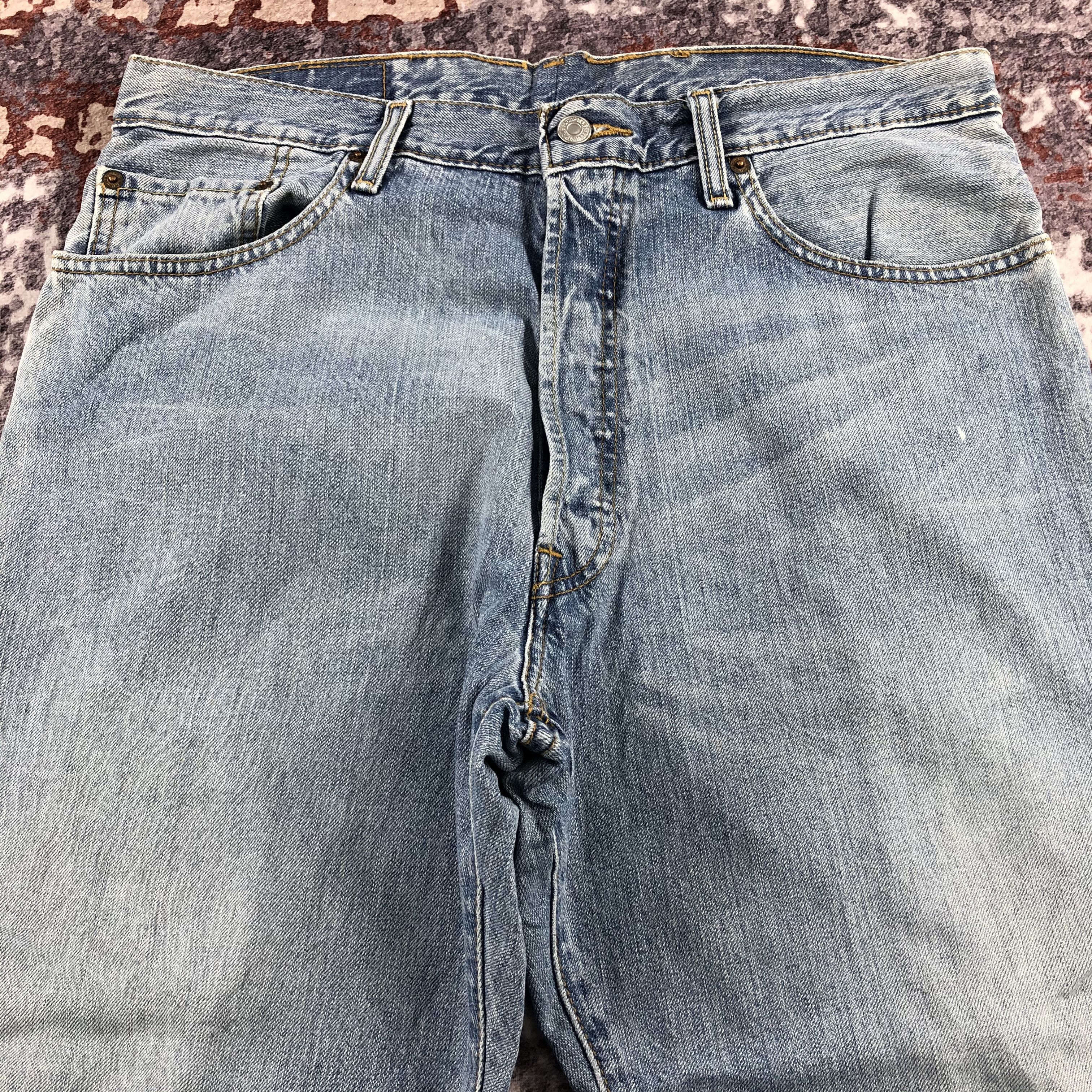 Levi's × Vintage 90s Vintage Light Wash Levis 501 Jeans-JM2180 Size US 35 - 3 Thumbnail