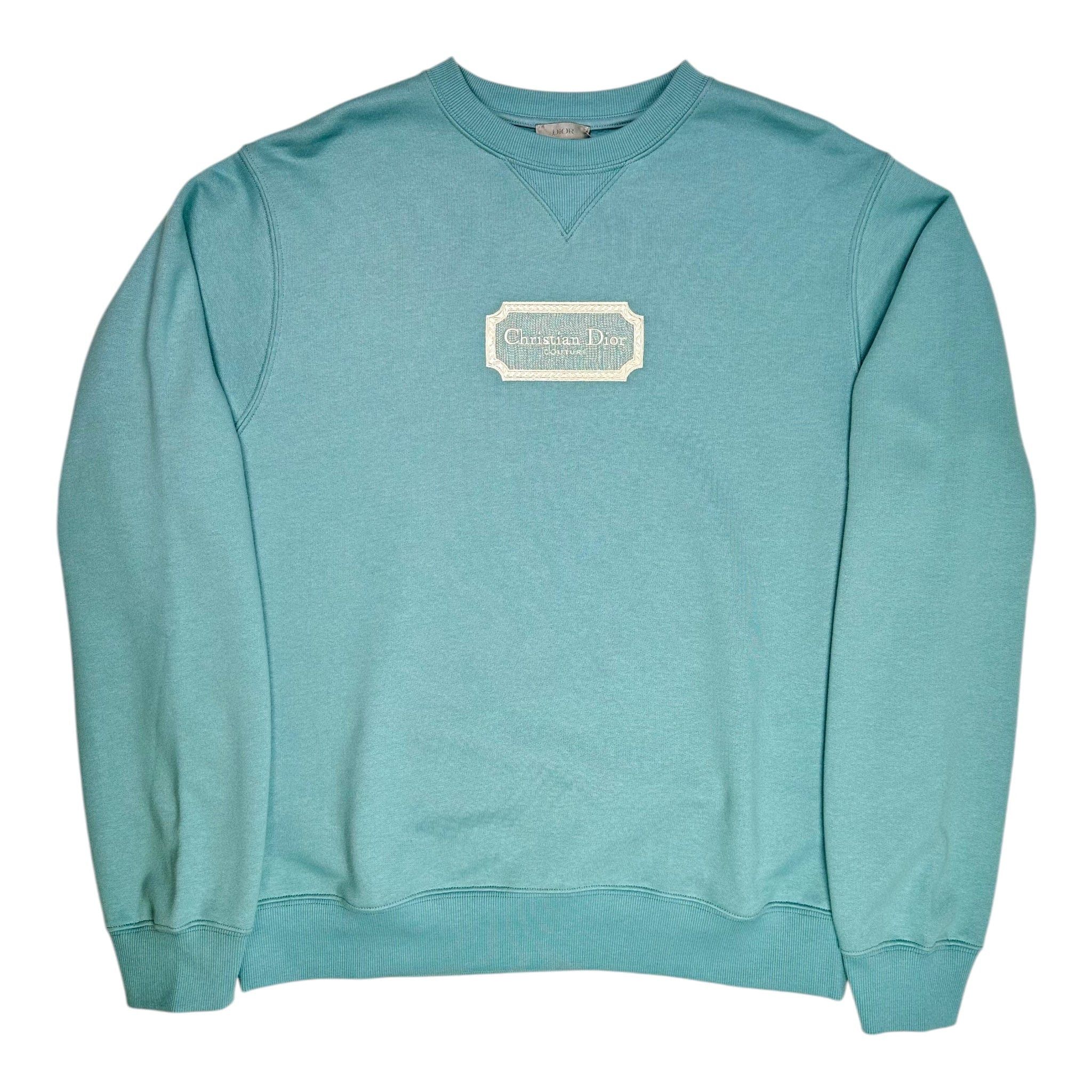 Dior Dior Couture Crewneck Sweatshirt Blue Size US L / EU 52-54 / 3 - 1 Thumbnail
