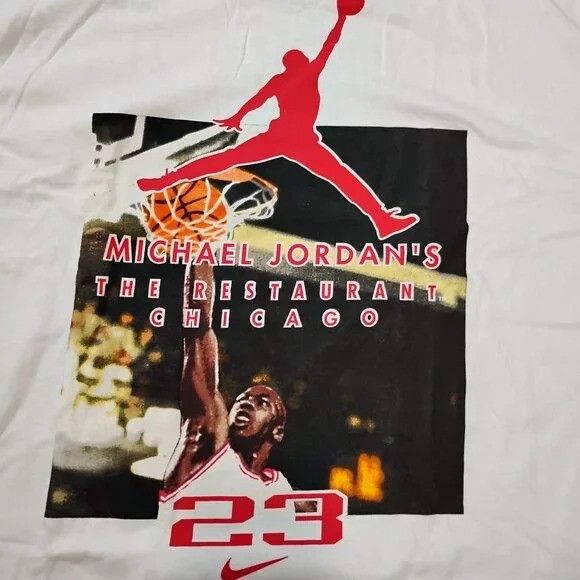 Nike NWT Vintage Nike Michael Jordan's The Restaurant T-Shirt Size US XXL / EU 58 / 5 - 9 Thumbnail