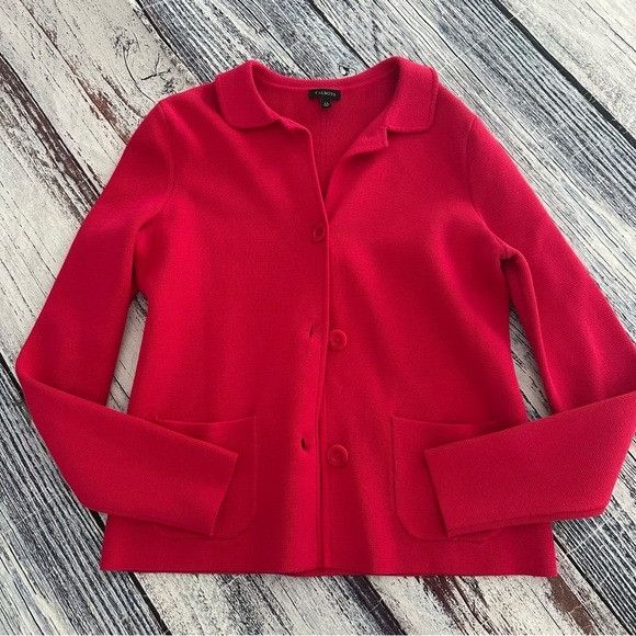 Talbots Talbots Hot Pink Knit Blazer Size XS / US 0-2 / IT 36-38 - 2 Thumbnail