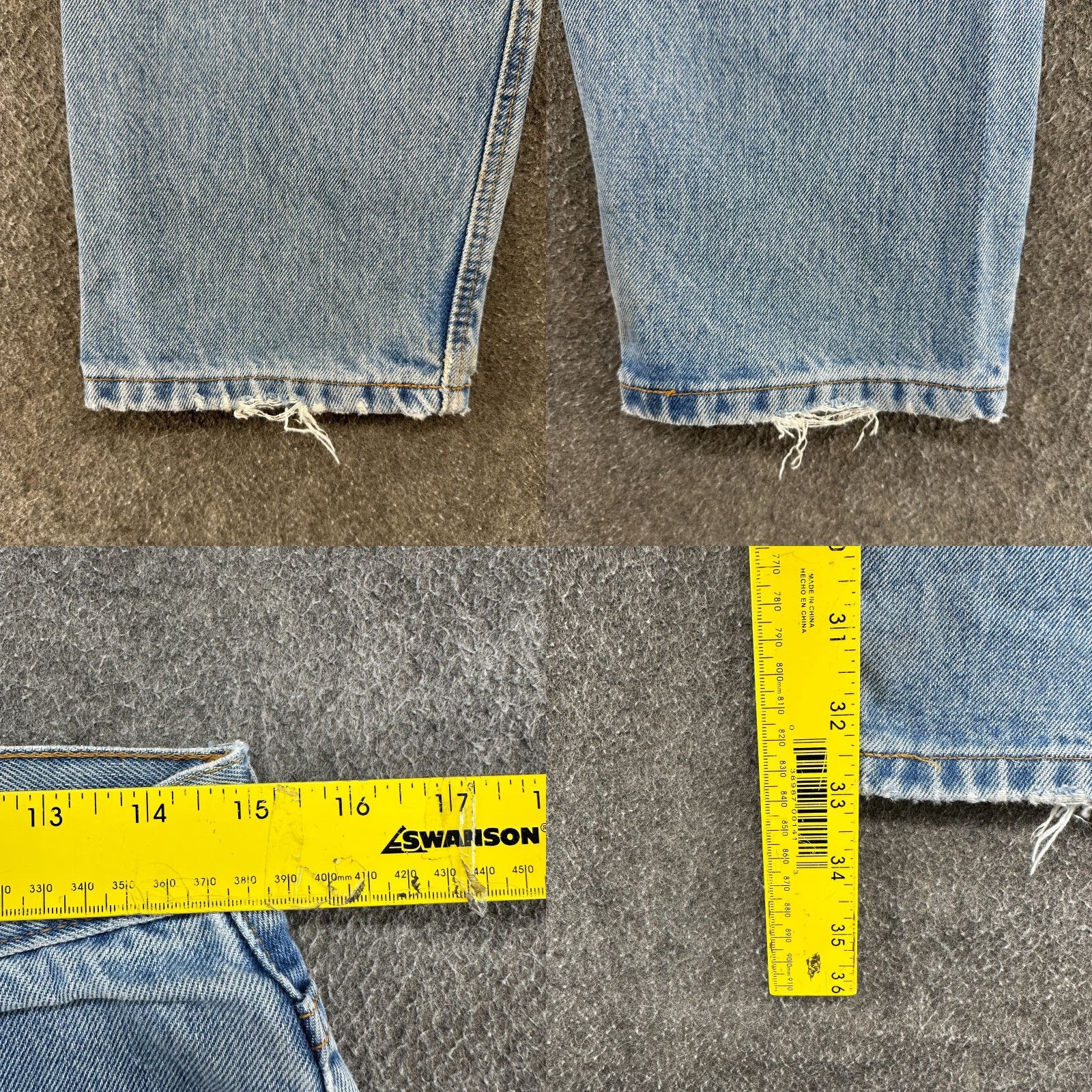 Gap VINTAGE Gap Jeans Womens 12 Blue Mom Classic Fit Straight Leg Light Wash 90s Size 34" / US 12 / IT 48 - 10 Thumbnail
