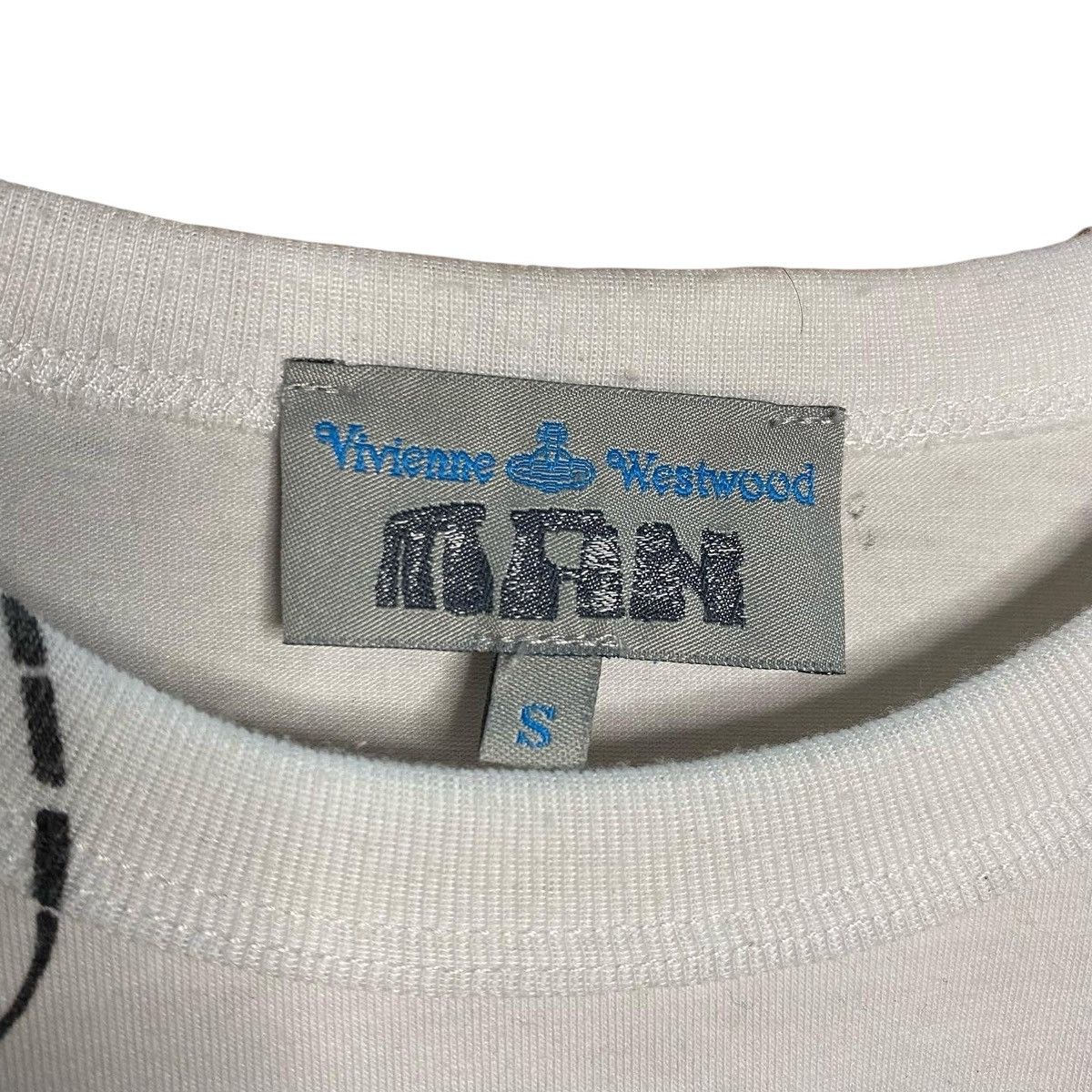 Vivienne Westwood Vivienne Westwood Rose Spell Out Ringer Tshirt Size US S / EU 44-46 / 1 - 6 Thumbnail