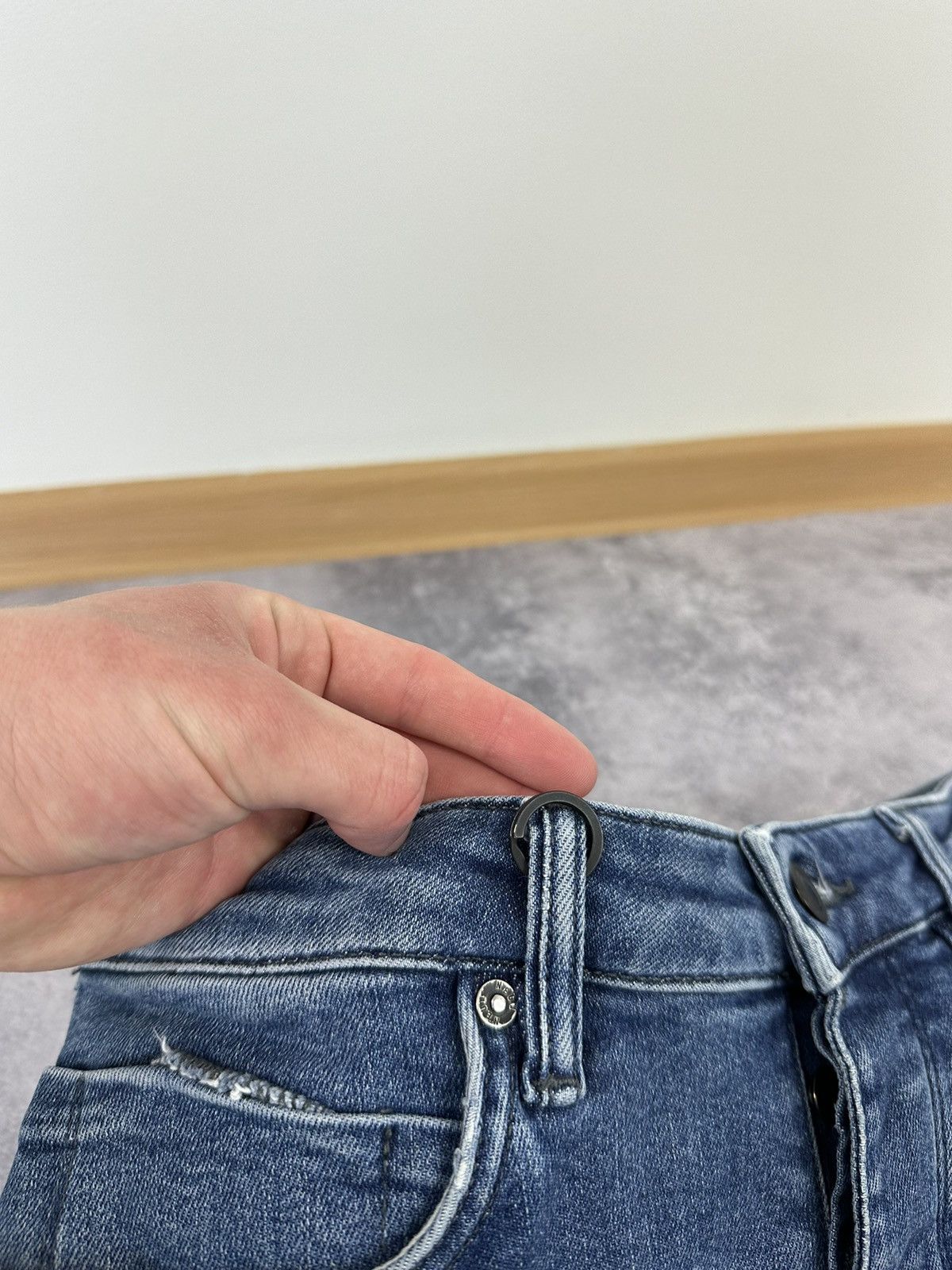 NEUW Denim Vintage Neuw Iggy Skinny Avant Garde Designer Opium Jeans Size US 32 / EU 48 - 12 Thumbnail
