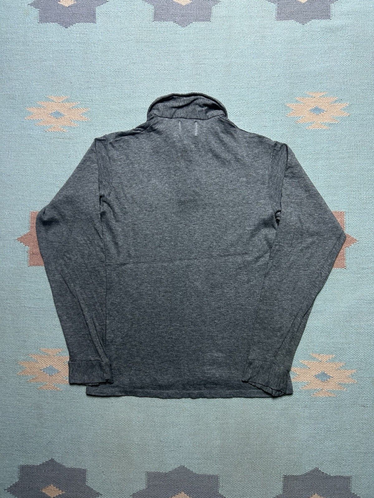 Vintage Vtg 1960s polo shirt dark gray black pullover distressed M/L Size US M / EU 48-50 / 2 - 7 Thumbnail