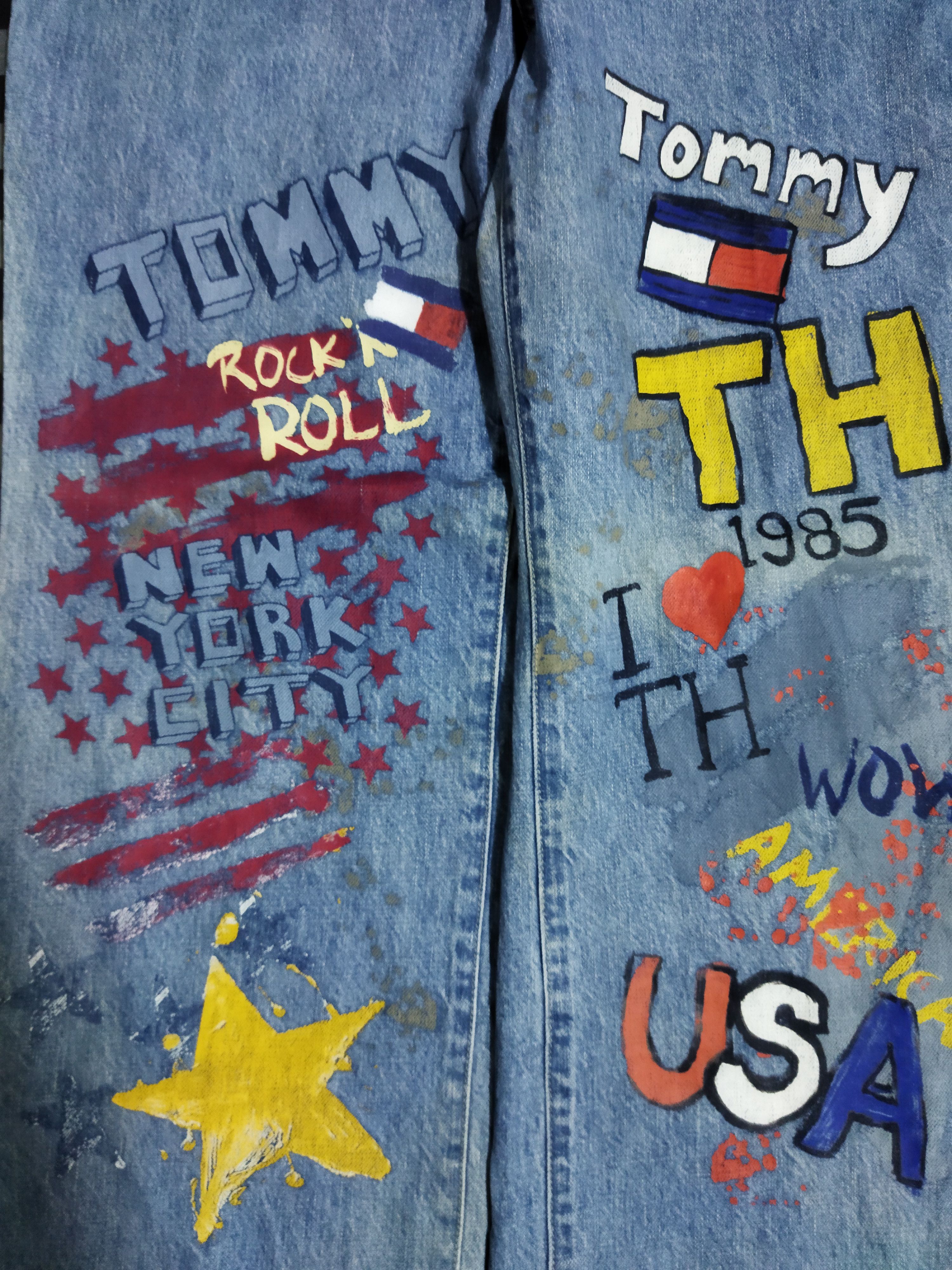 Tommy Hilfiger Tommy Hilfiger Painting Jeans Size US 36 / EU 52 - 3 Thumbnail