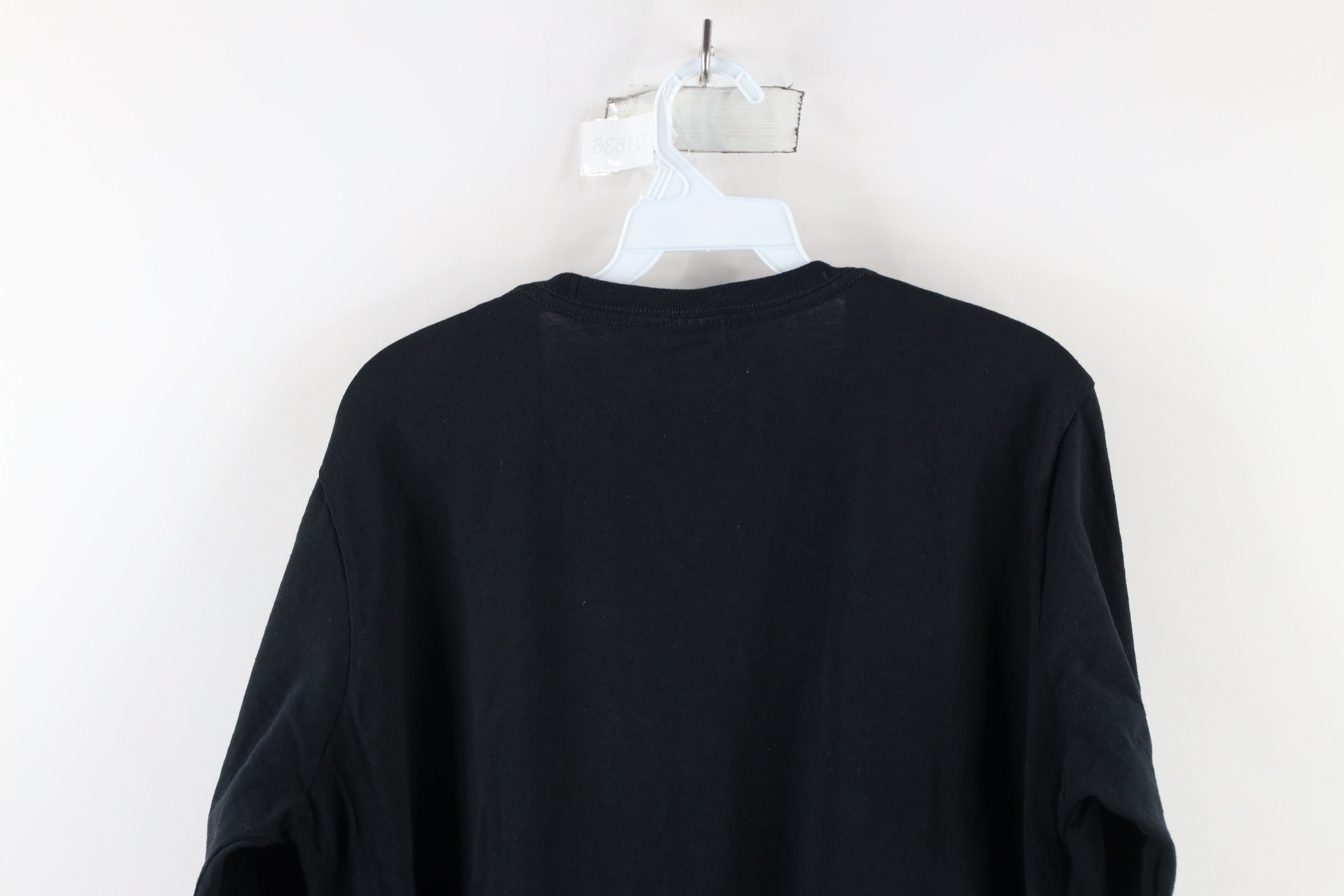 Vintage Vintage 90s Streetwear Long Sleeve T-Shirt Black Cotton Size US XL / EU 56 / 4 - 7 Thumbnail