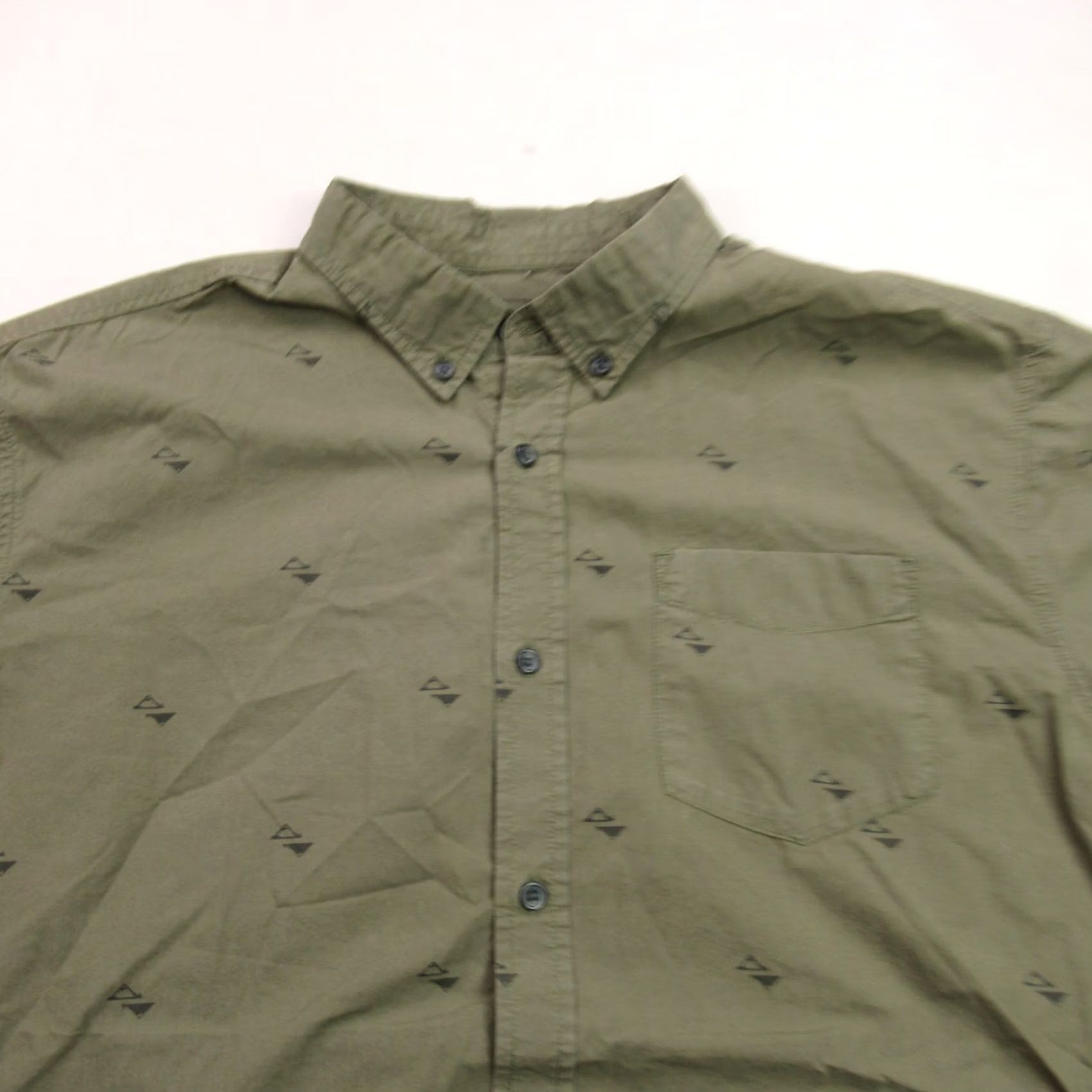 Prana prAna Shirt Mens XL Short Sleeve Button Front Green Lightweight Casual Size US XL / EU 56 / 4 - 3 Thumbnail