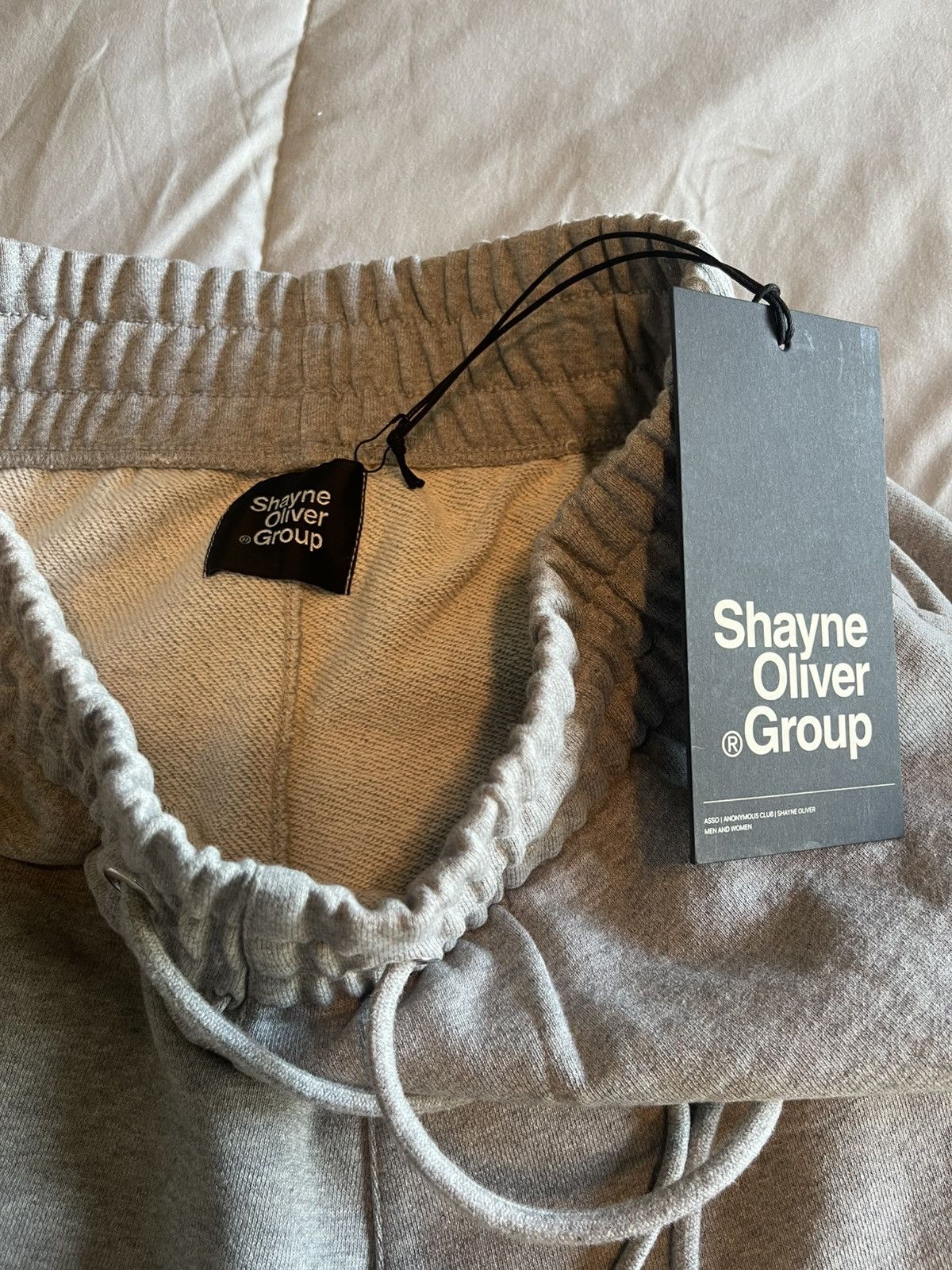 Anonymous Club Shayne Oliver Anonymous Club Grey logo Sweatpants Size US 32 / EU 48 - 5 Thumbnail