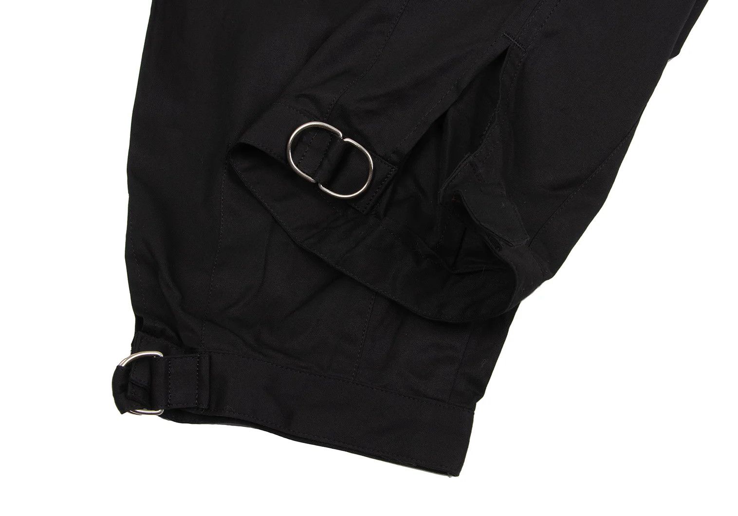 Comme des Garcons Homme Plus Cotton Pants with Ring Belt in Black Size L Size US 38 / EU 54 - 7 Thumbnail