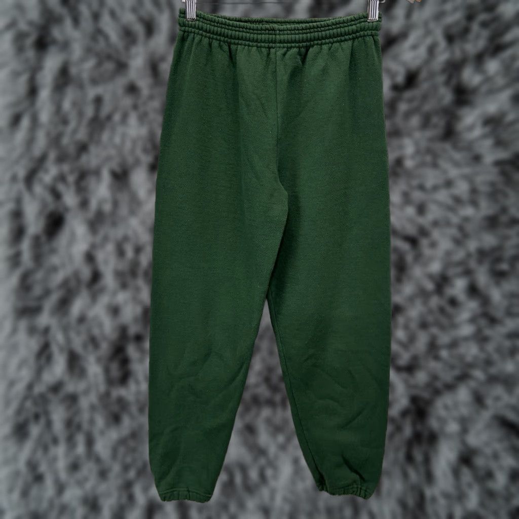 Jerzees VINTAGE Jerzees Sweatpants Men's Pants S Green Drawstring USA Activewear - Mens Size US 29 - 1 Thumbnail