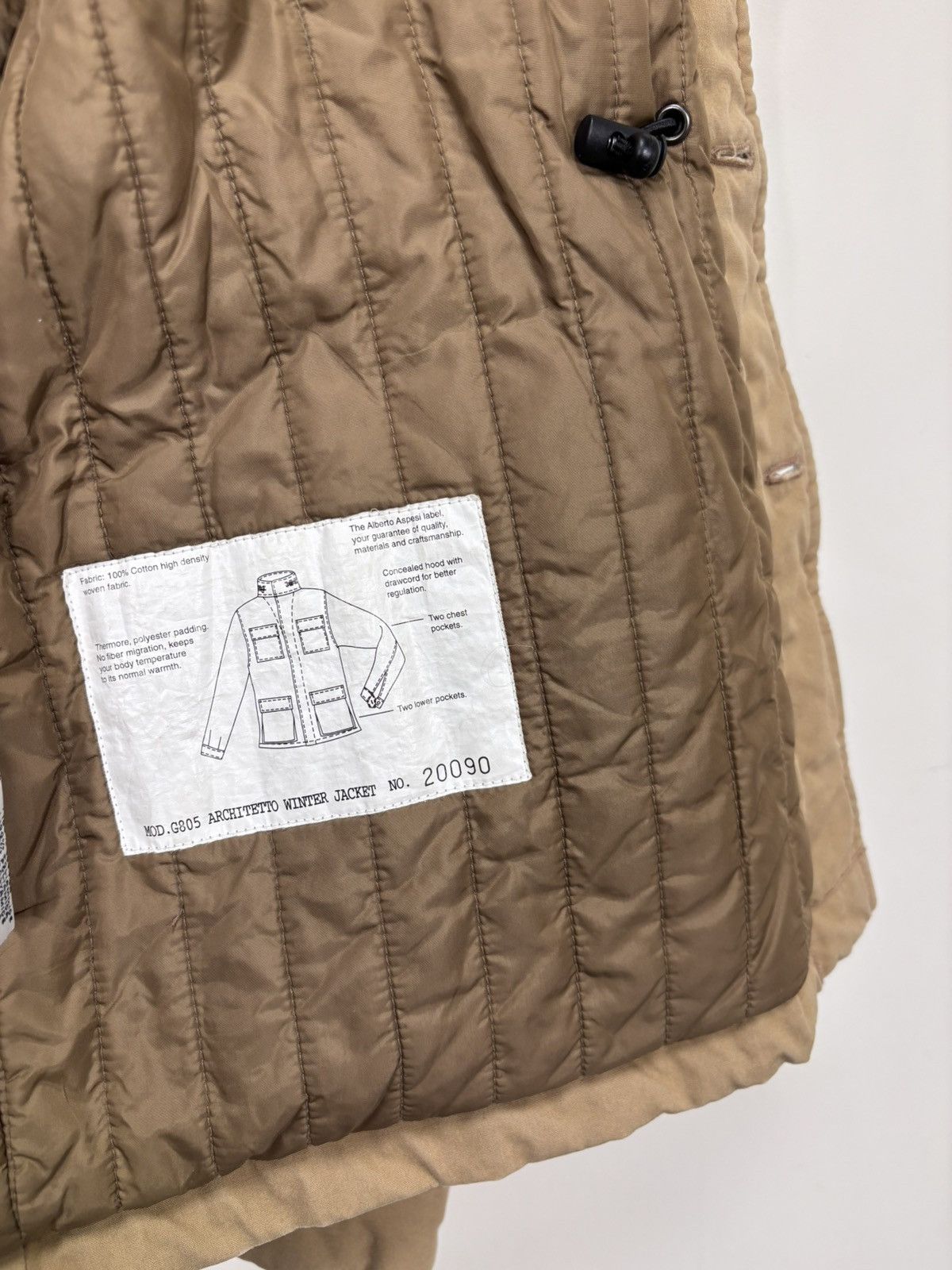 Aspesi Alberto Aspesi Men’s Thermore Architetto Winter Jacket Size US M / EU 48-50 / 2 - 16 Thumbnail