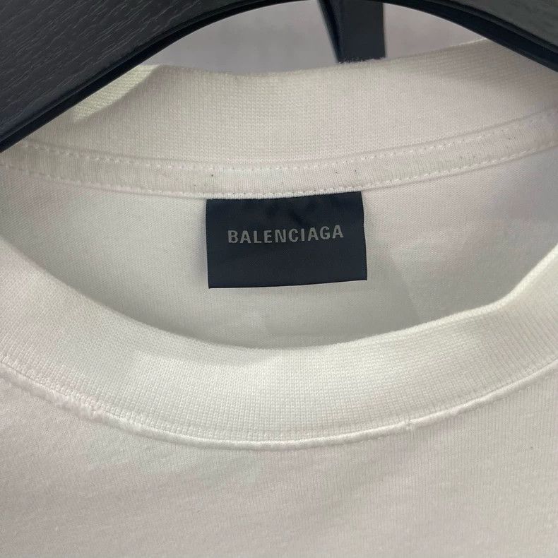 Balenciaga Balenciaga Double B Inkjet Logo Printed Short Sleeve, Size Size US L / EU 52-54 / 3 - 3 Thumbnail
