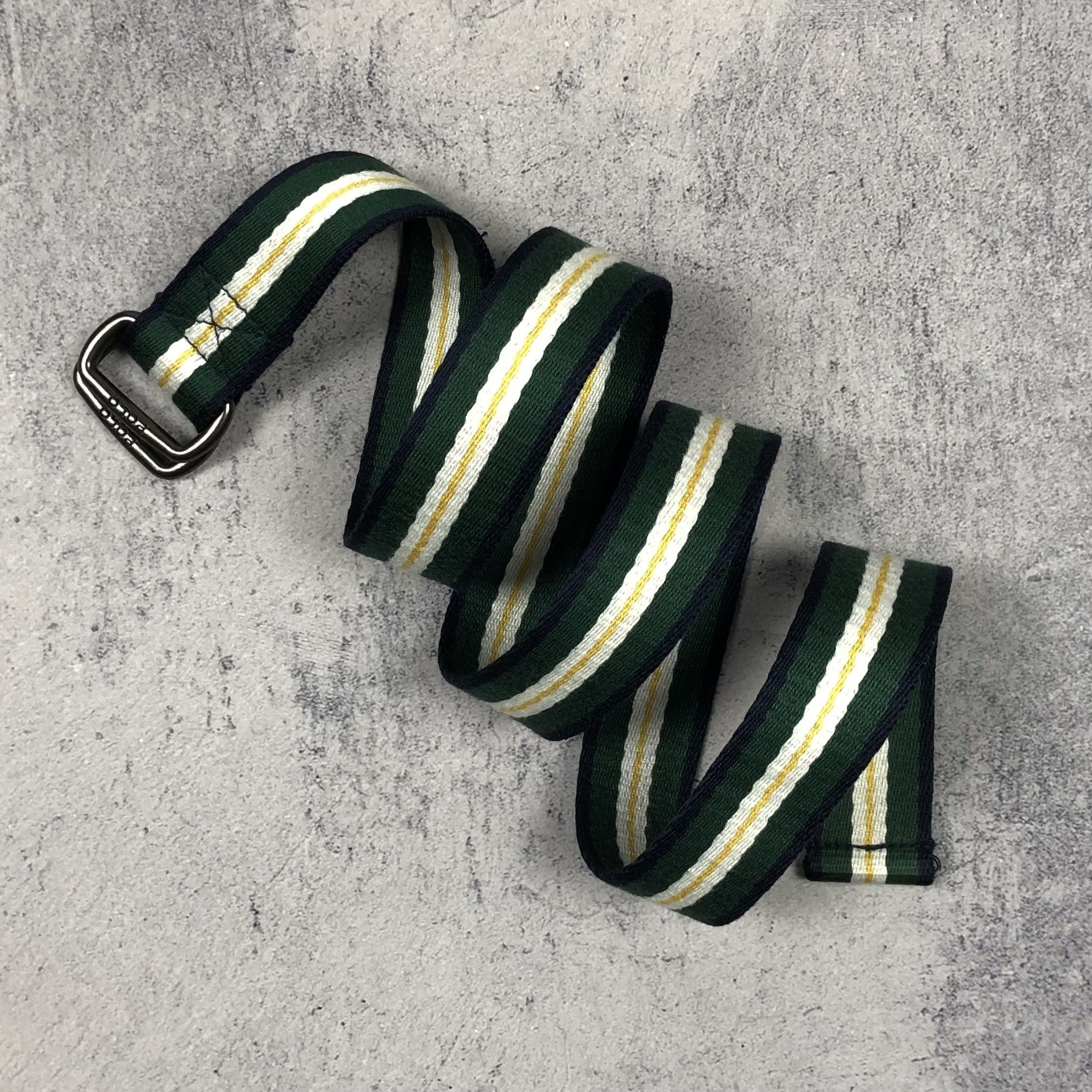 Polo Ralph Lauren Polo Ralph Lauren Striped Double D-Ring Belt Size ONE SIZE - 2 Thumbnail