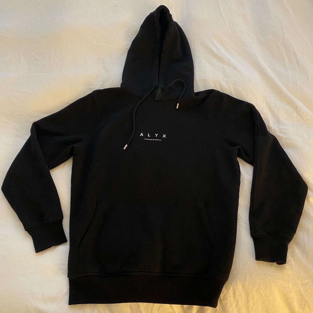 Alyx St. Marks Place New York City Black Hoodie Sweatshirt