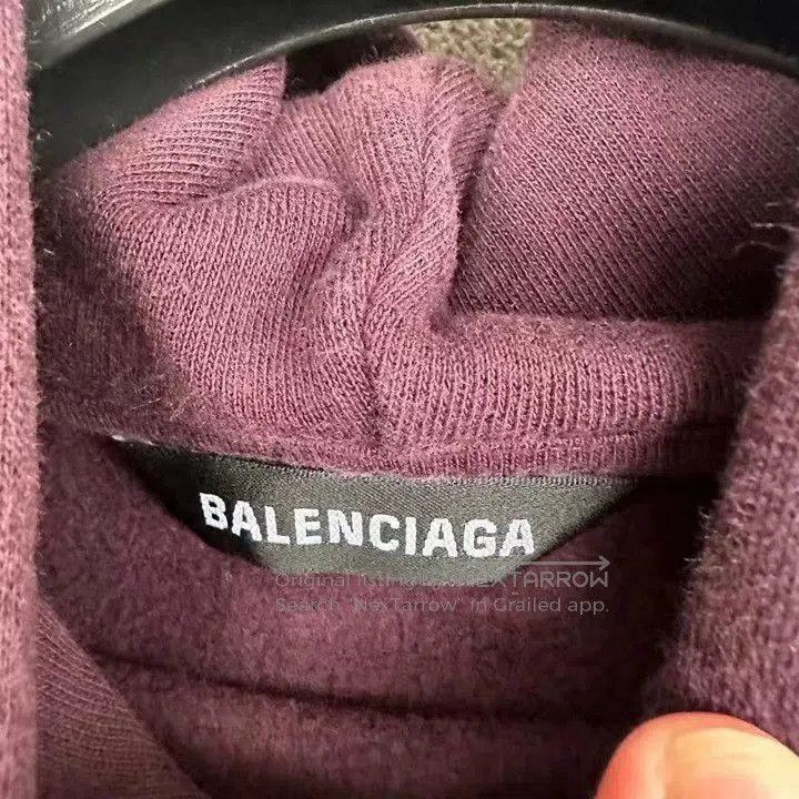 Balenciaga Balenciaga Purple Mailbox Hoodie. Size US XS / EU 42 / 0 - 2 Thumbnail