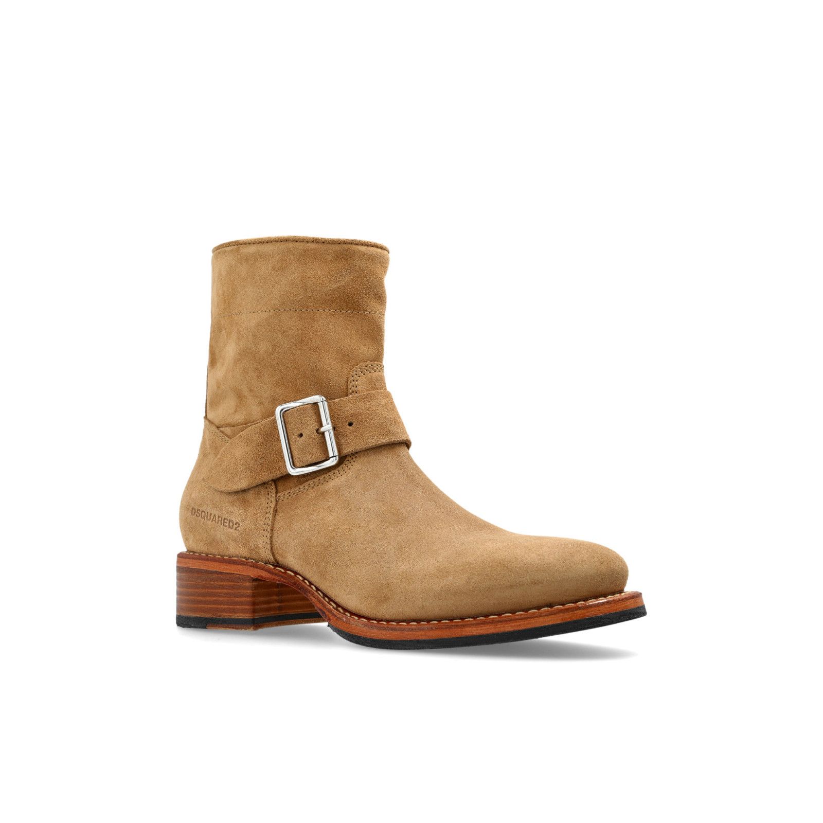 Dsquared2 DSQUARED2 Harley Beige Suede Ankle Boots New & Authentic (Me Size US 12 / EU 45 - 2 Thumbnail