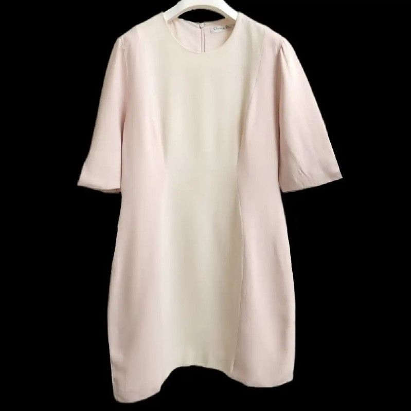 Dior Dior Color-Blocked Short Dress for Women 0089 Size L / US 10 / IT 46 - 1 Thumbnail
